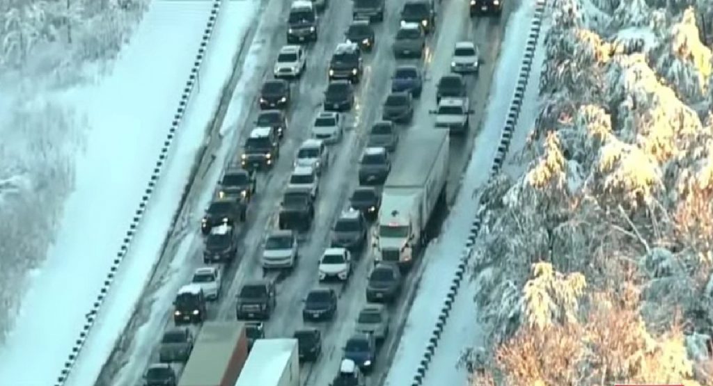 Uber Passenger Stuck On Snowed Out Highway For 14 Hours Slapped With $400 Surcharge