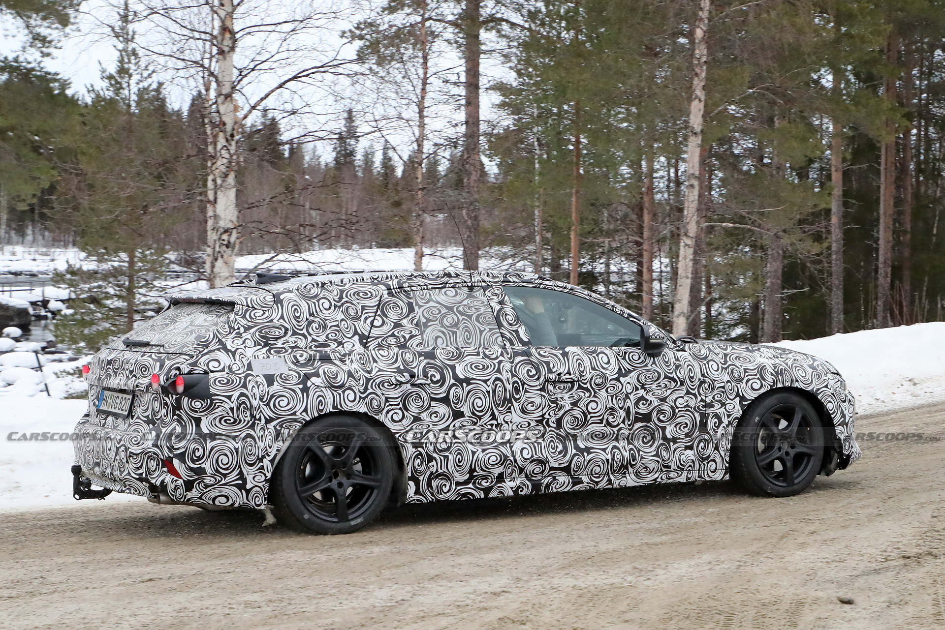 2024 Audi A4 Avant Spied Testing Its AWD Prowess On Snowy Roads