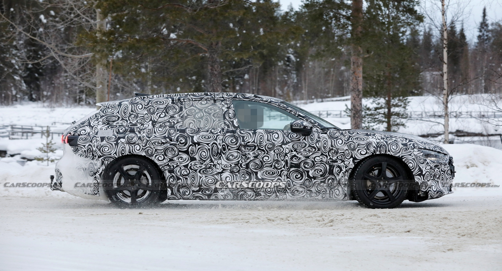 2024 Audi A4 Avant Spied Testing Its AWD Prowess On Snowy Roads