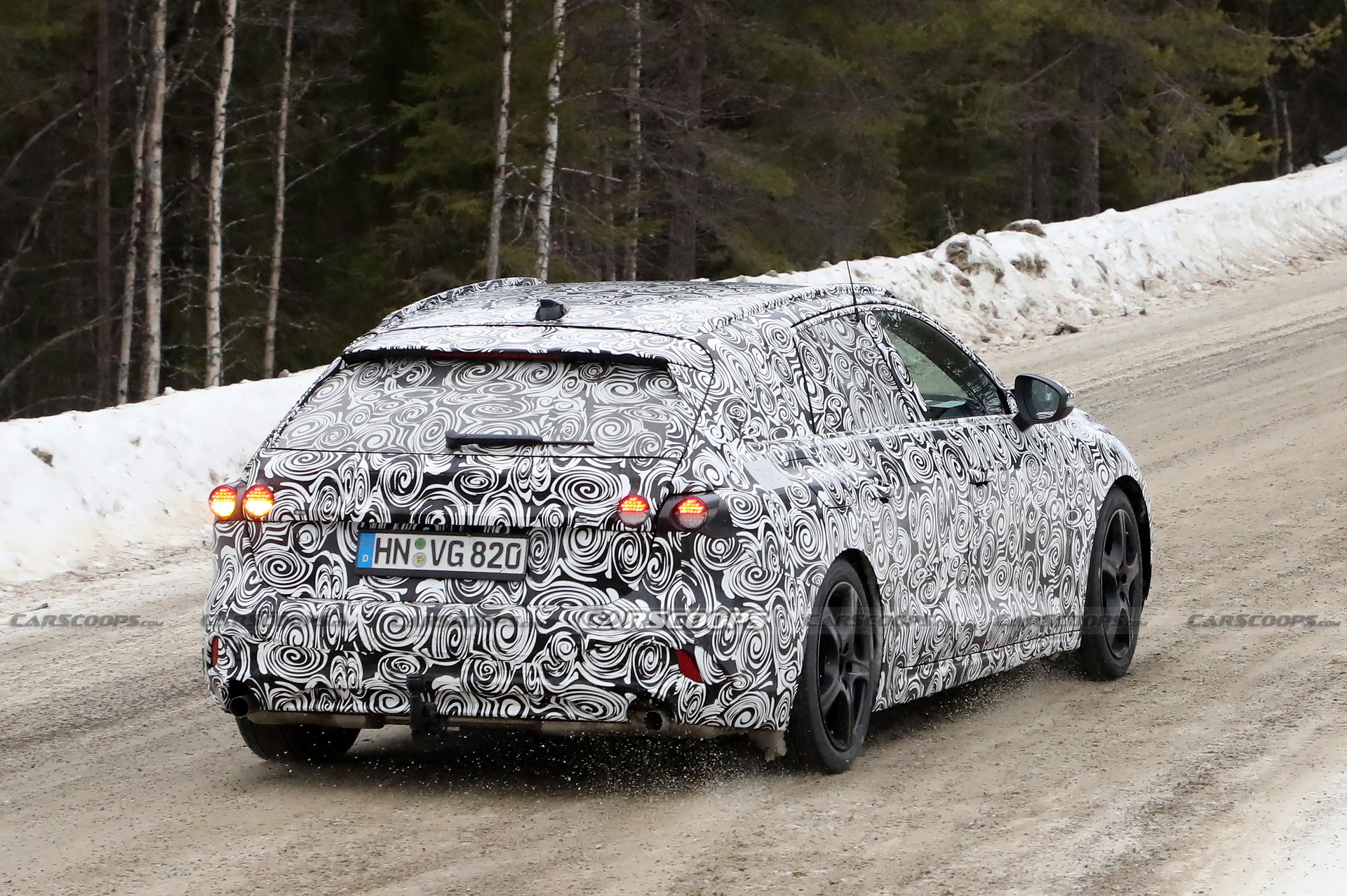 2024 Audi A4 Avant Spied Testing Its AWD Prowess On Snowy Roads
