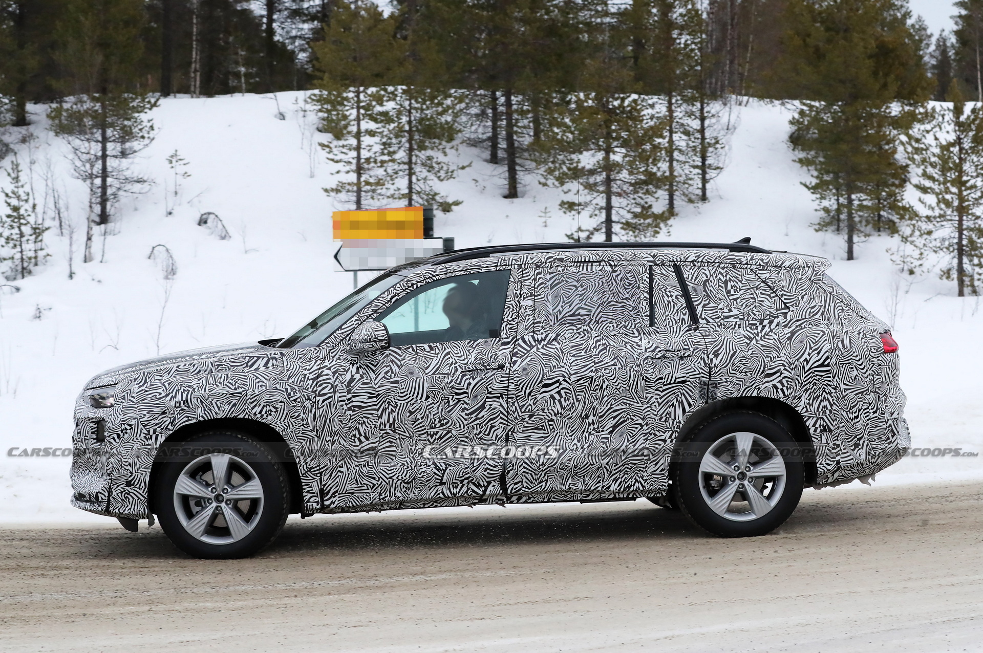 2023 Audi Q9 Production Lighting Revealed In New Spy Photos