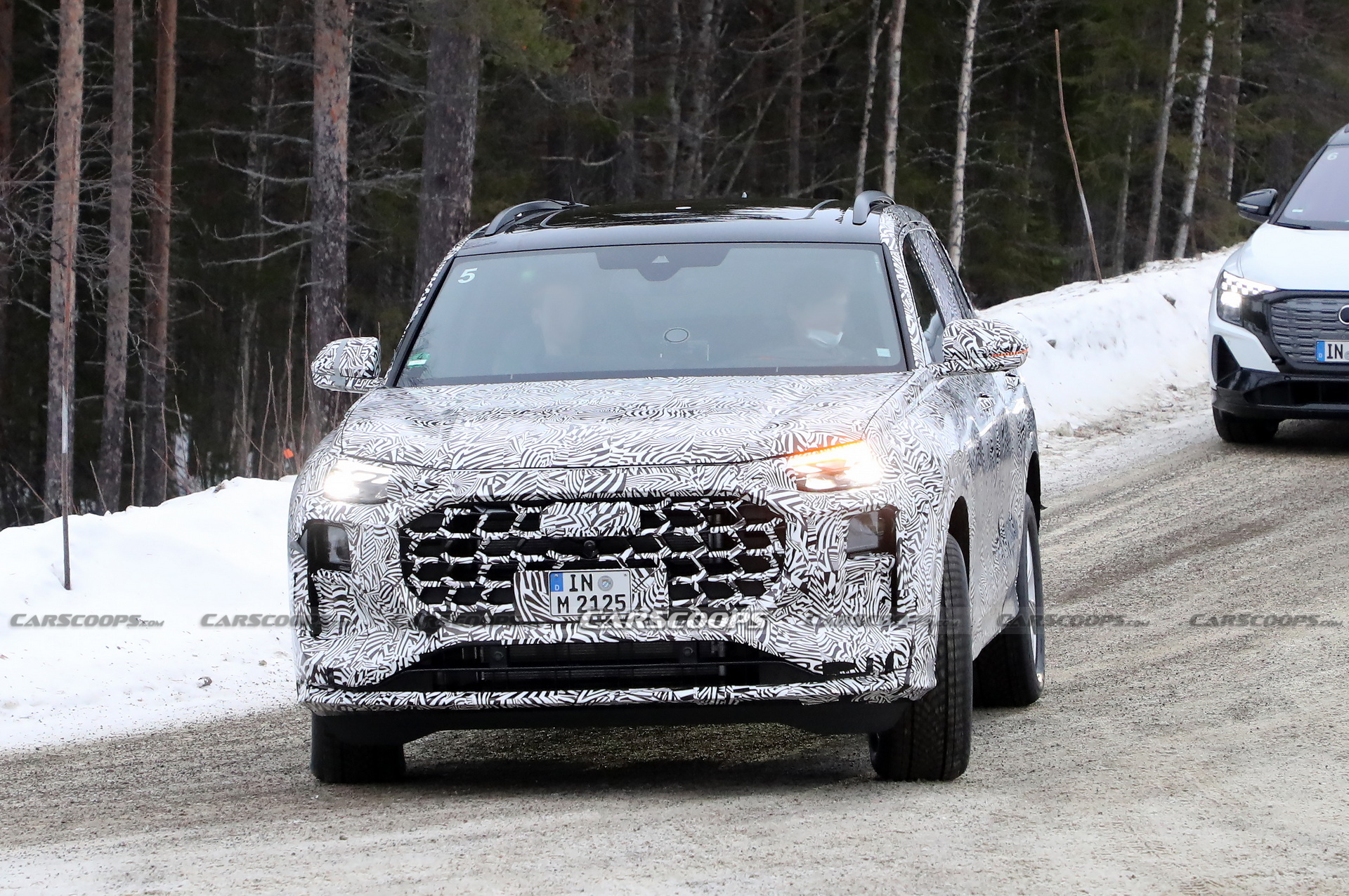 2023 Audi Q9 Production Lighting Revealed In New Spy Photos