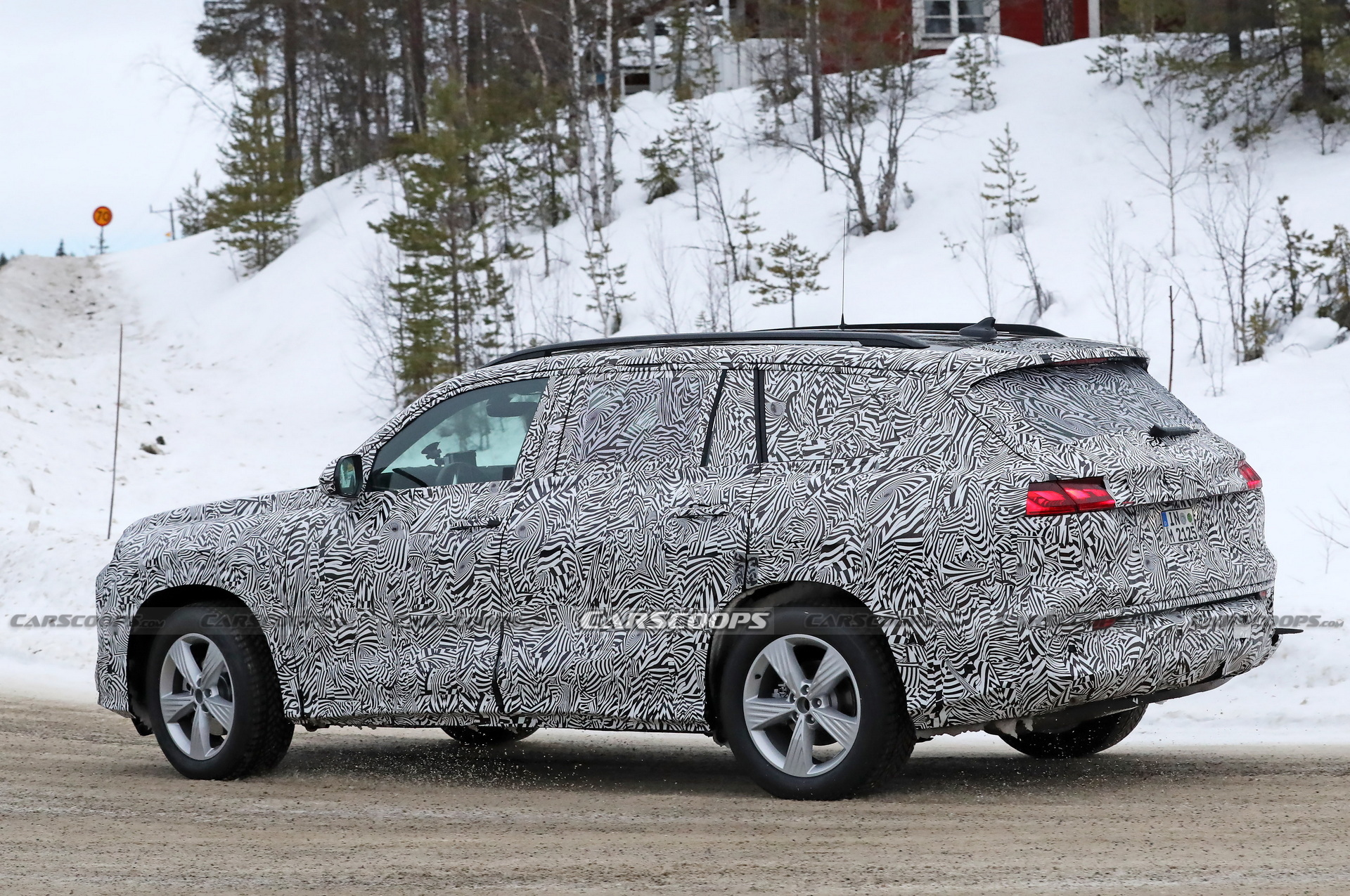 2023 Audi Q9 Production Lighting Revealed In New Spy Photos