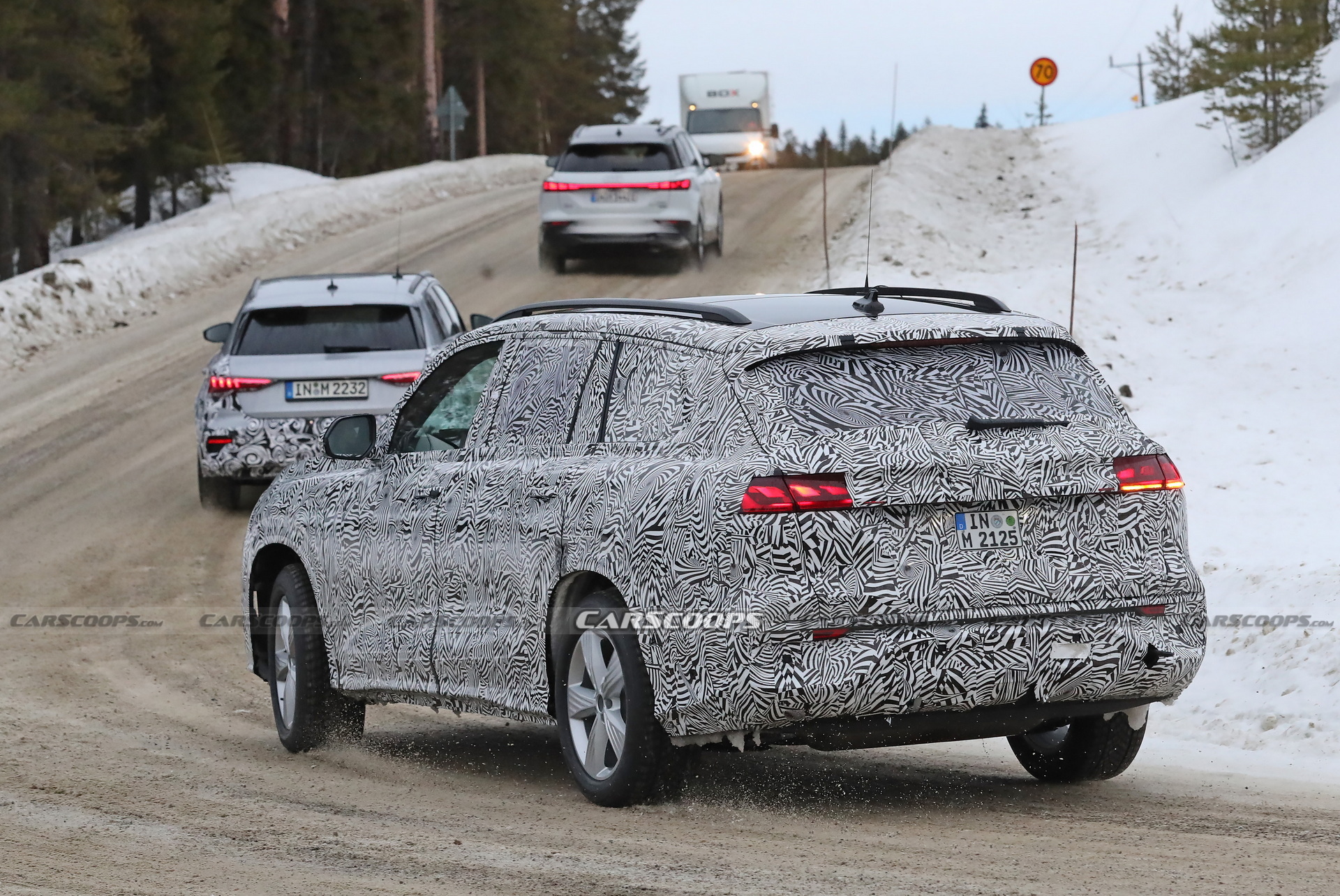 2023 Audi Q9 Production Lighting Revealed In New Spy Photos