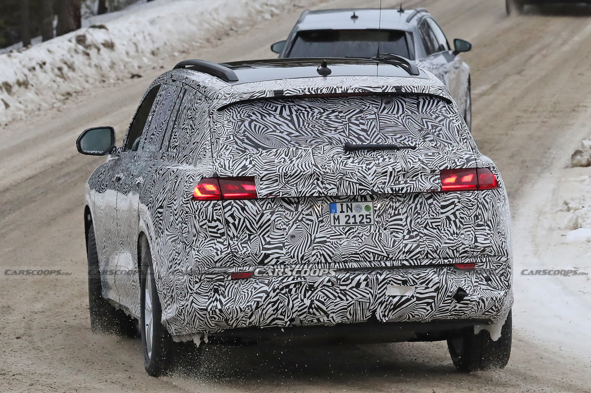 2023 Audi Q9 Production Lighting Revealed In New Spy Photos