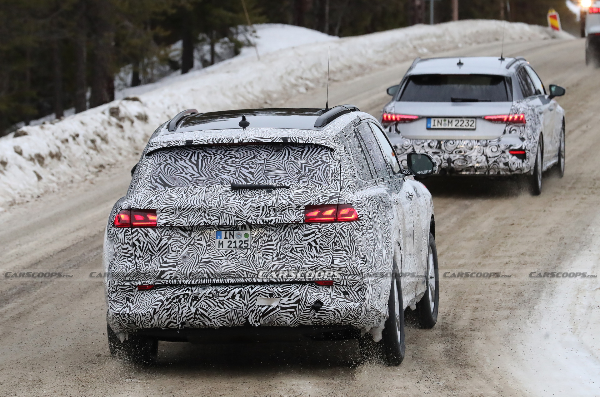 2023 Audi Q9 Production Lighting Revealed In New Spy Photos