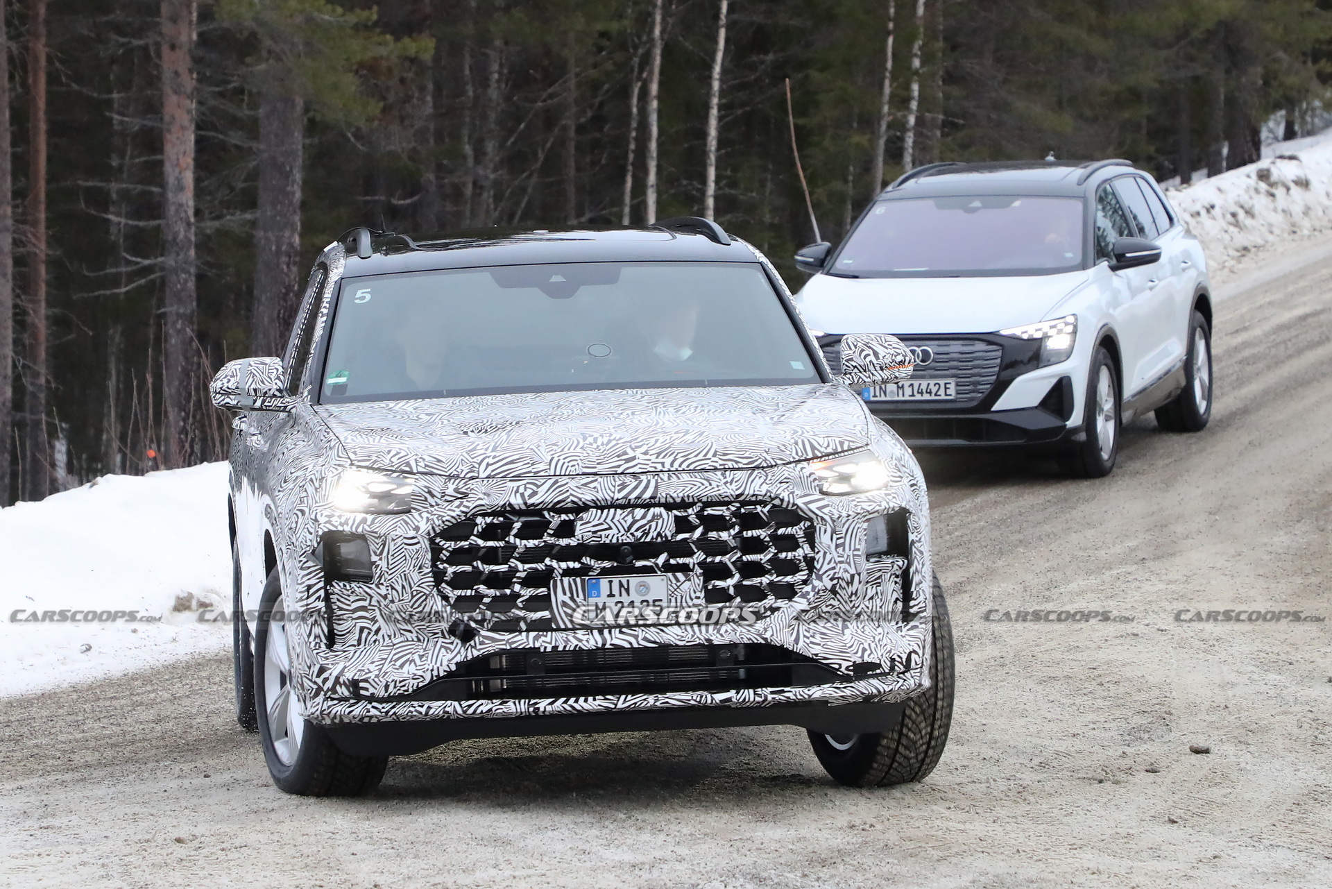 2023 Audi Q9 Production Lighting Revealed In New Spy Photos