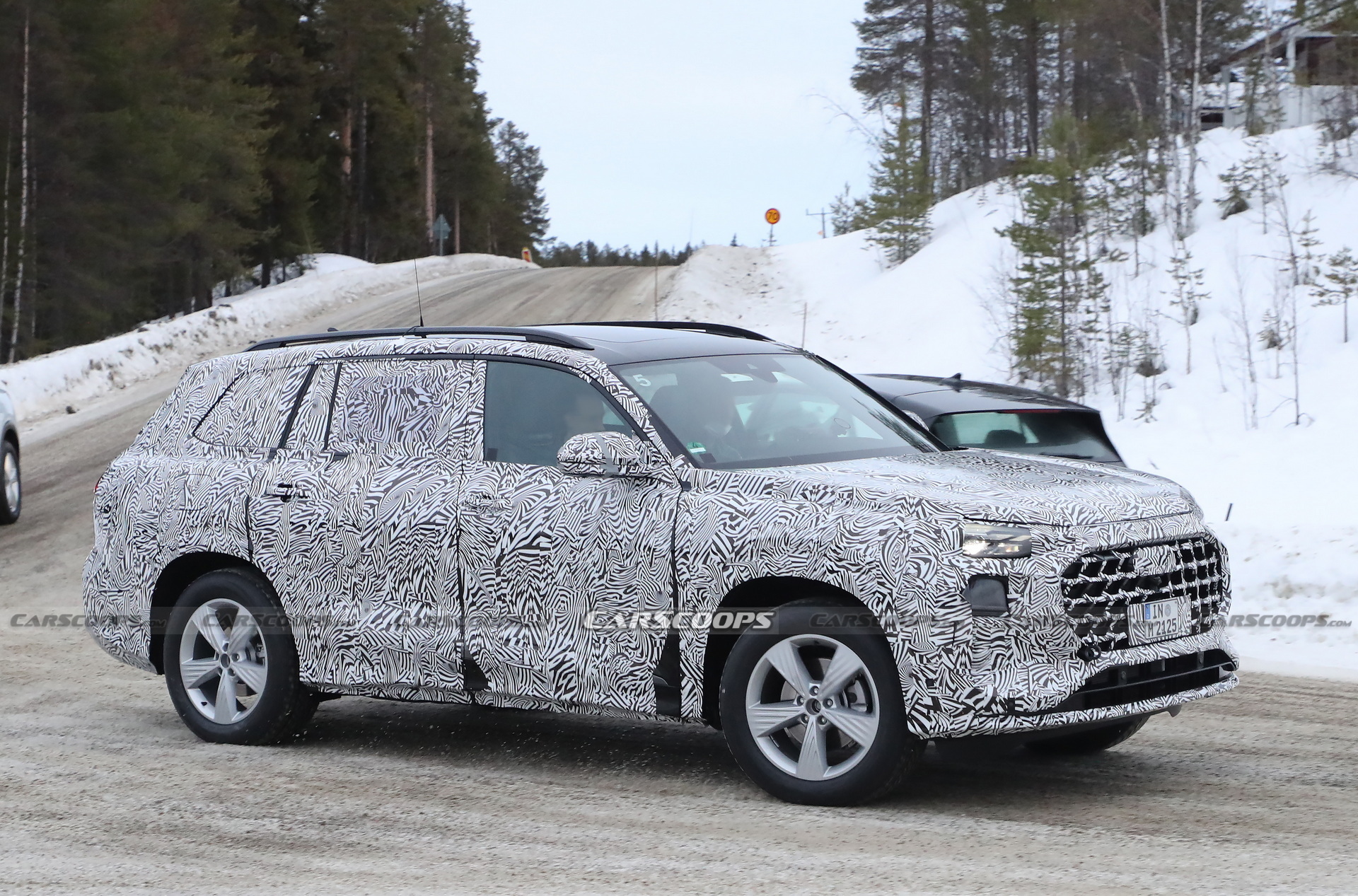 2023 Audi Q9 Production Lighting Revealed In New Spy Photos