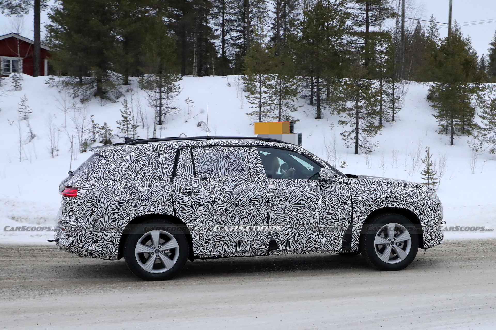 2023 Audi Q9 Production Lighting Revealed In New Spy Photos