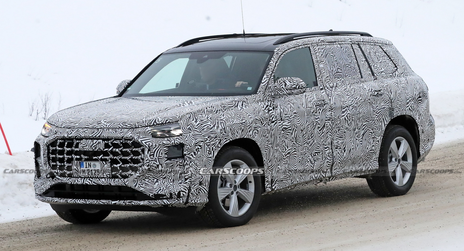 2023 Audi Q9 Production Lighting Revealed In New Spy Photos