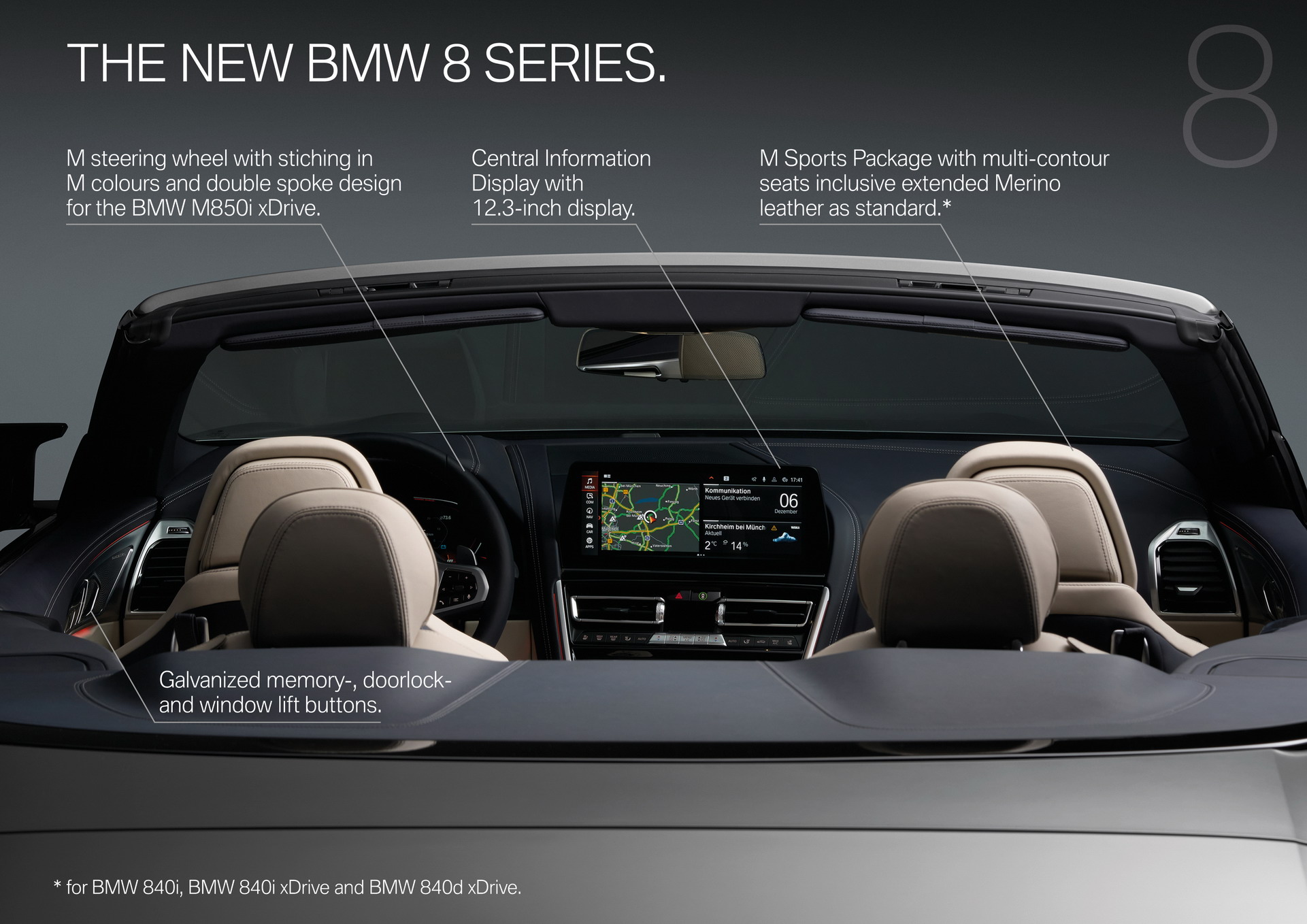 2023 BMW M8 And 8-Series Facelift Light Up With Glowing Grille And New Tech