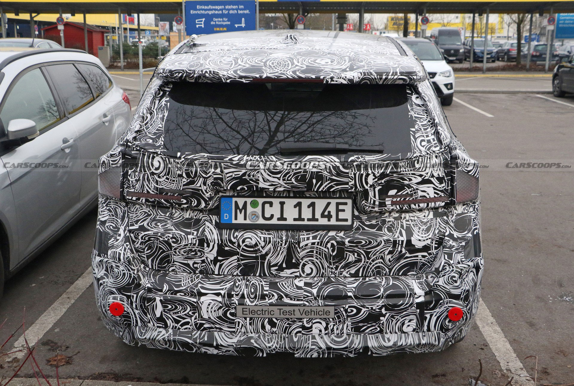 2023 BMW iX1 Prototype Spied Making An Ikea Run, Wonder If They Got The Meatballs