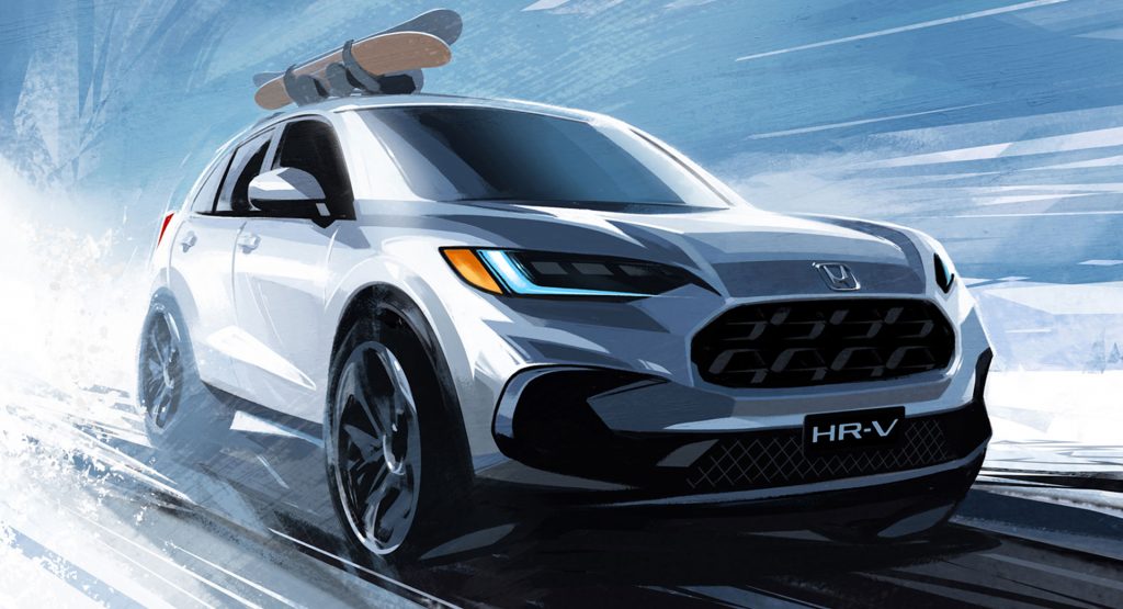  2023 Honda HR-V Escapes The Design Studio As First Sketches Of North America’s SUV Revealed