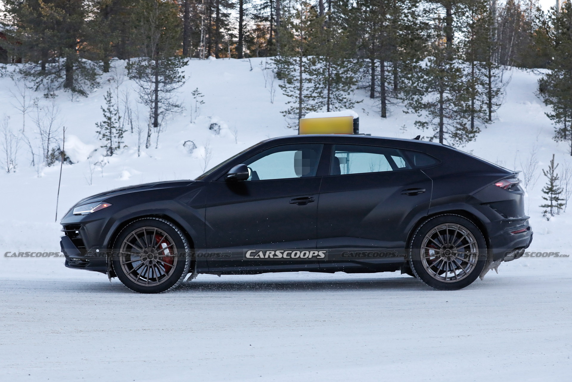 Matte Black 2023 Lamborghini Urus Evo Nabbed Without Camouflage