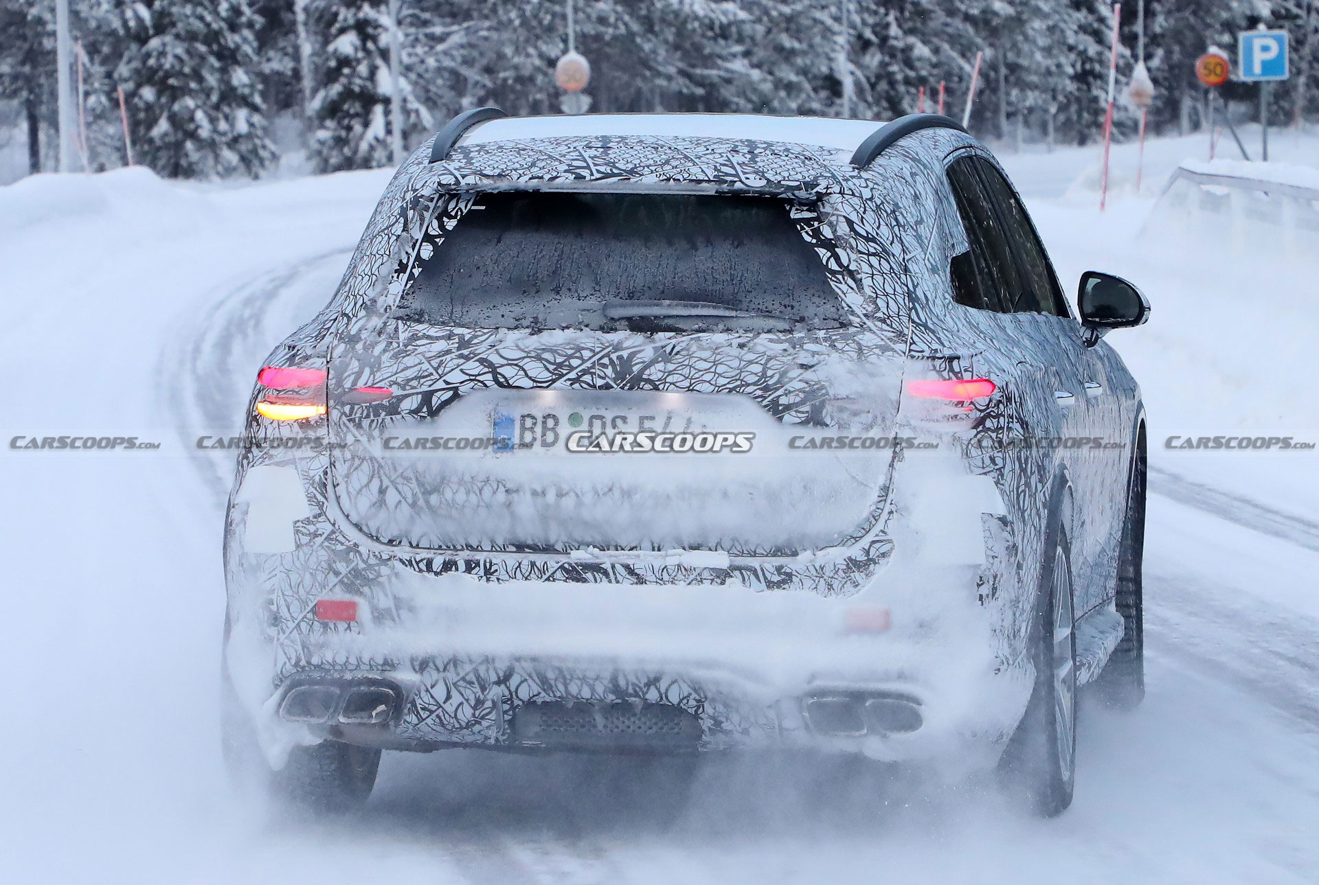 2023 Mercedes-AMG GLC 63 Spied As A High-Performance Plug-In Hybrid