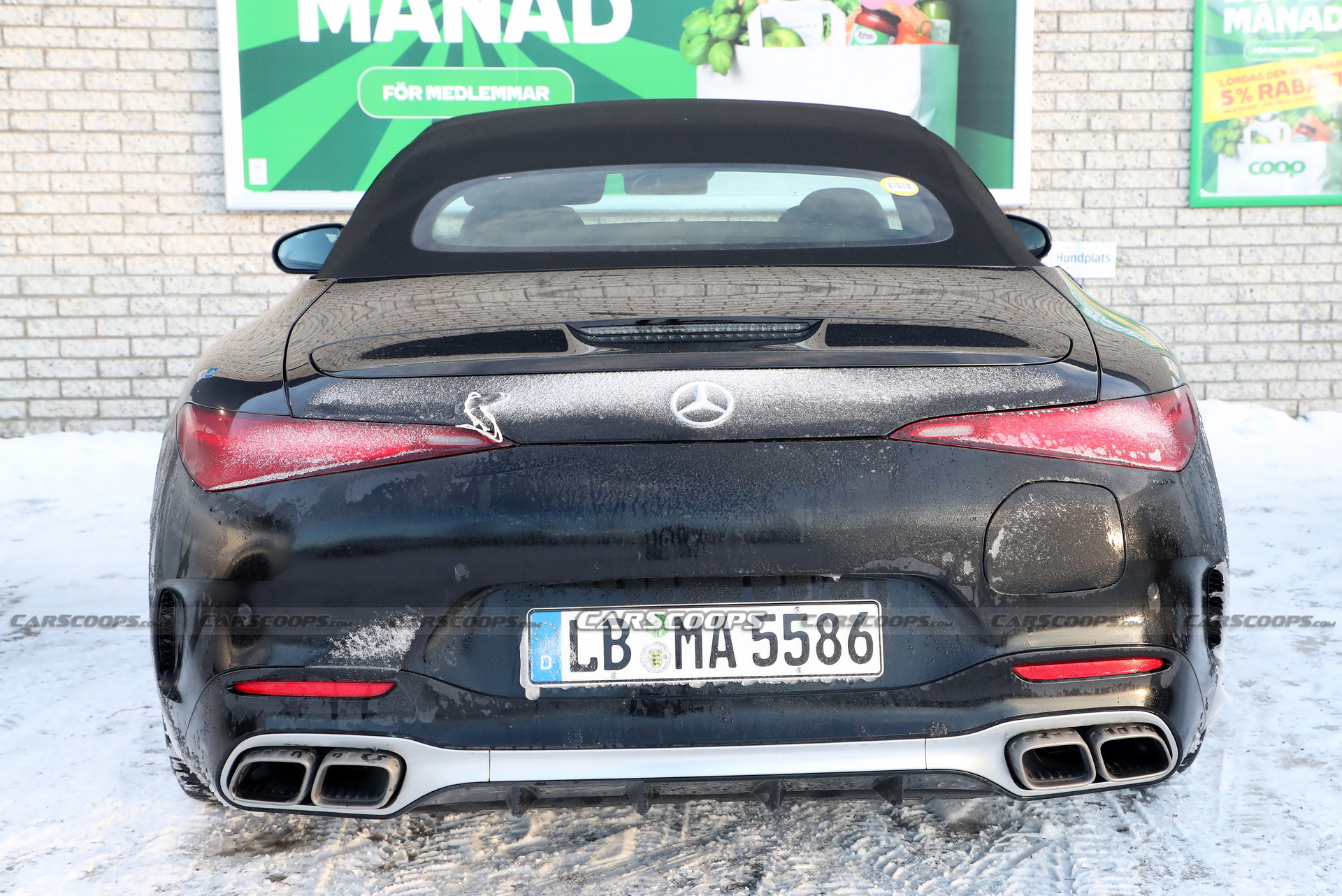 2023 Mercedes-AMG SL63 E-Performance Plug-in Hybrid Spied Looking Pretty In Red