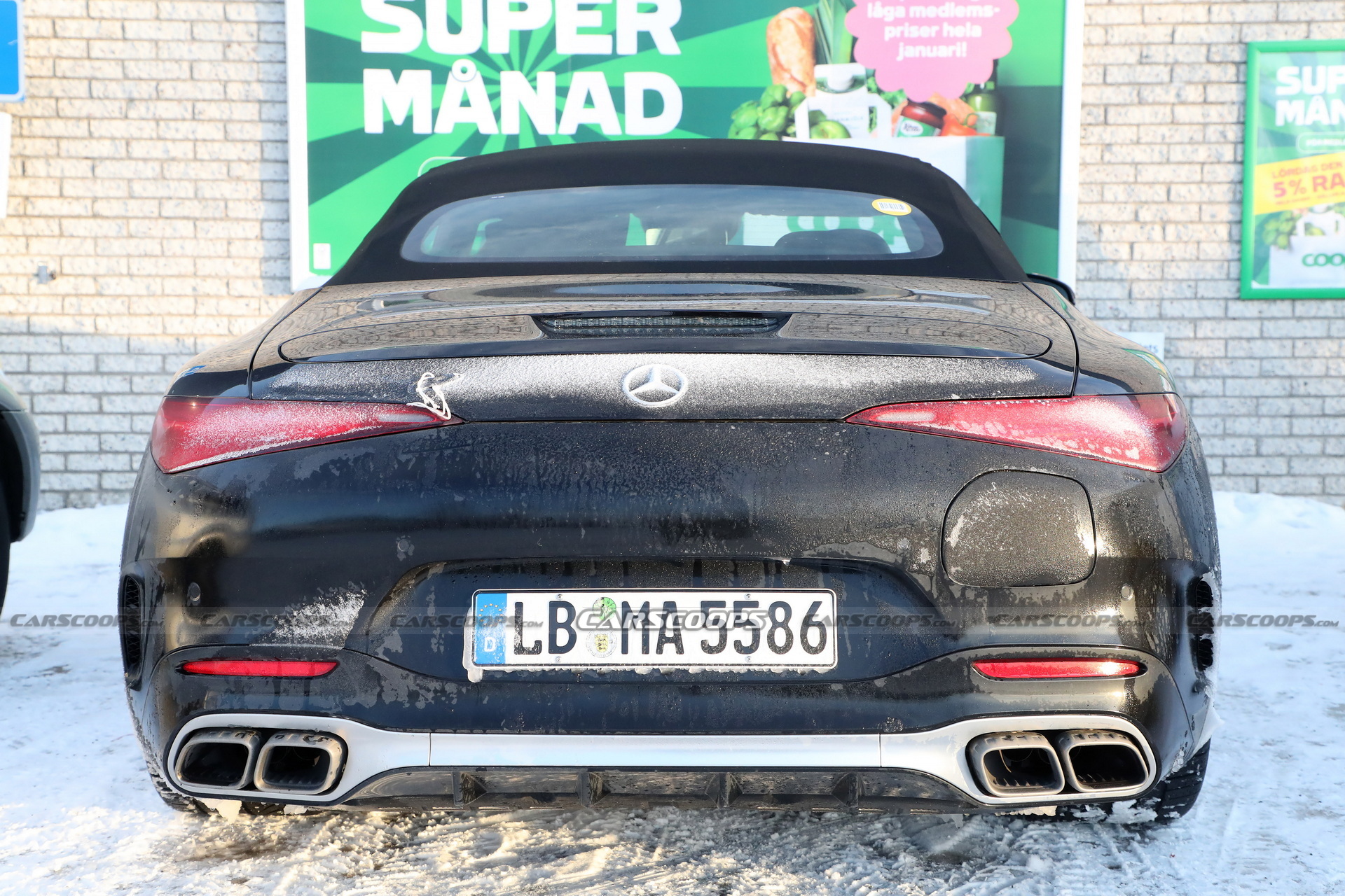 2023 Mercedes-AMG SL63 E-Performance Plug-in Hybrid Spied Looking Pretty In Red