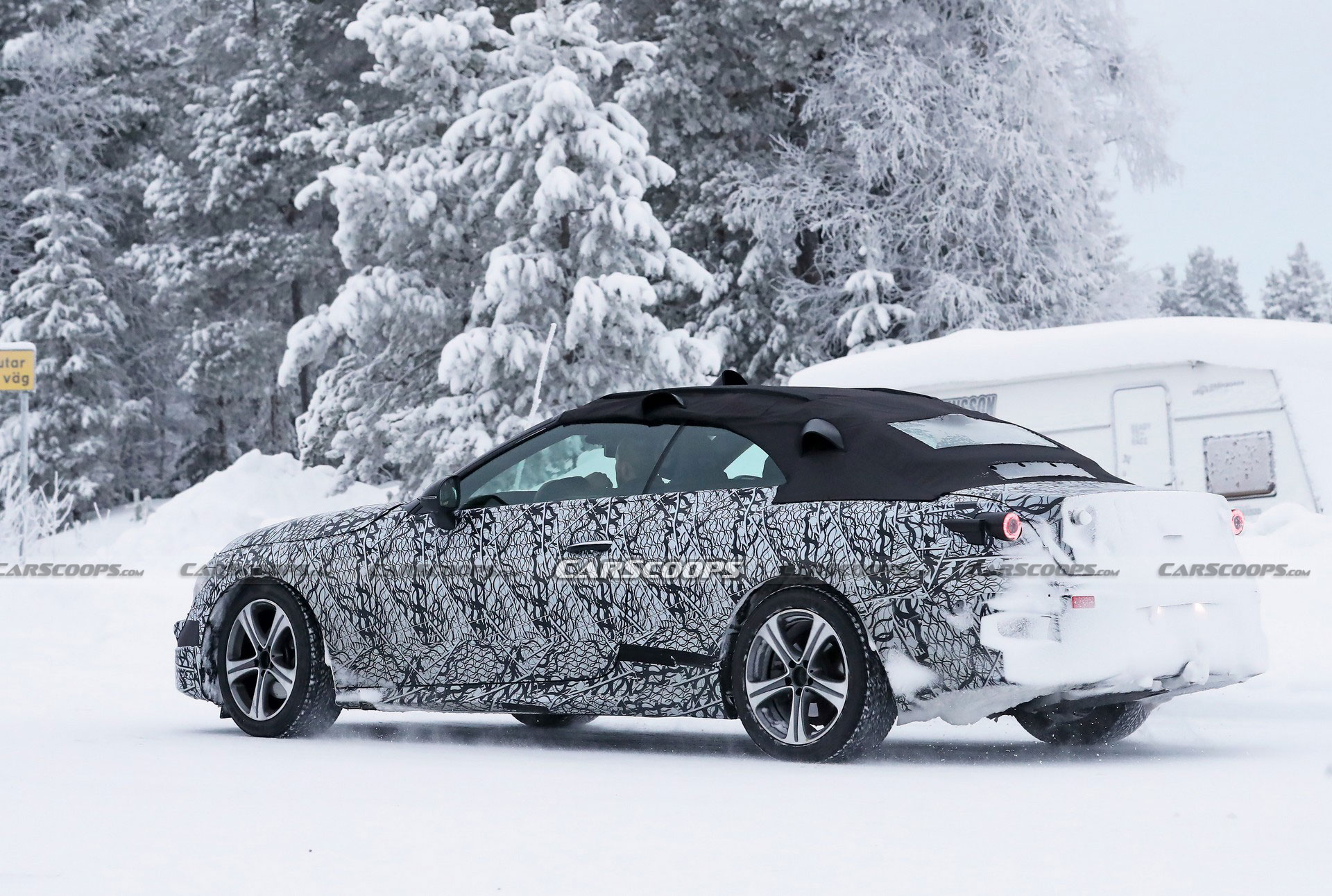 2023 Mercedes CLE Convertible Begins Cold Weather Testing