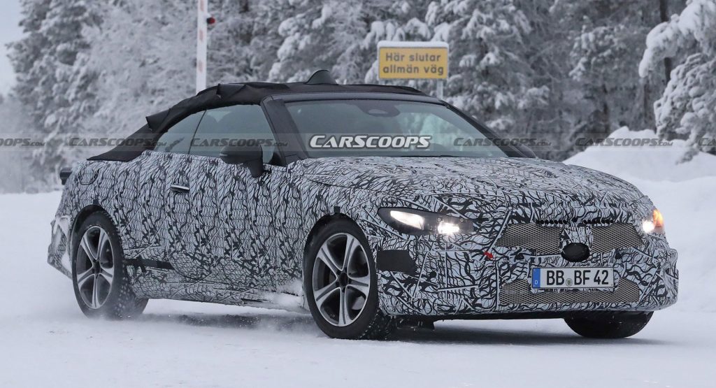  2023 Mercedes CLE Convertible Begins Cold Weather Testing