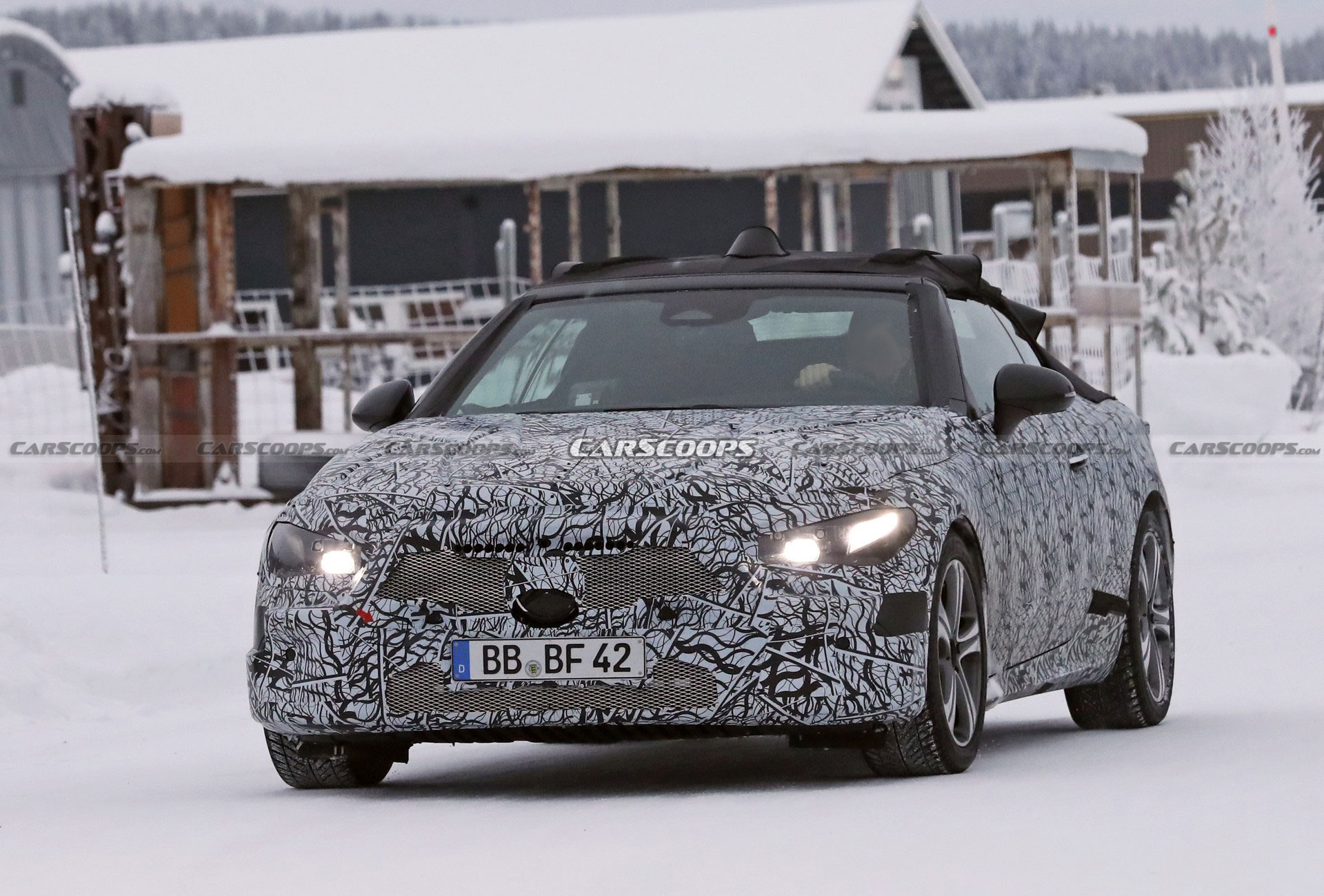 2023 Mercedes CLE Convertible Begins Cold Weather Testing