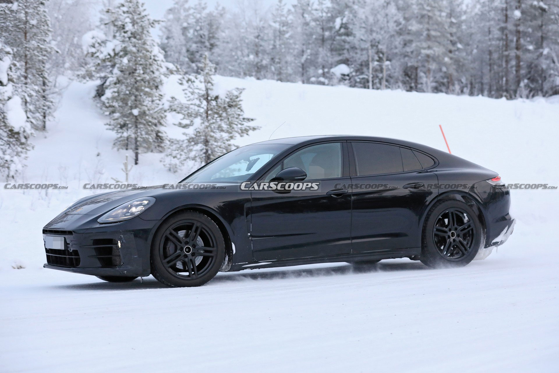 Facelifted Porsche Panamera Gets A Chilly Reception During Cold Weather Testing