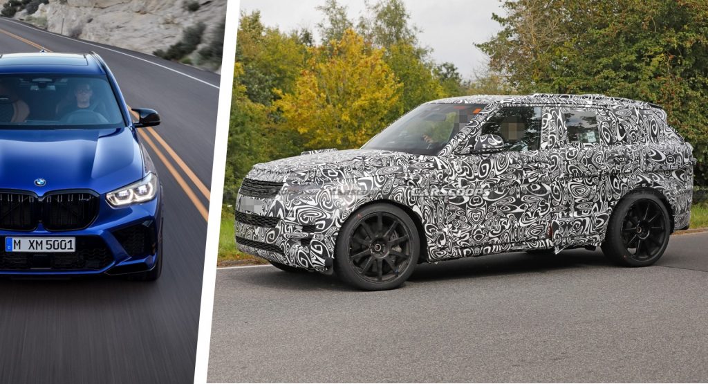  Next Range Rover Sport SVR Will Reportedly Get BMW X5M’s 617 HP Twin-Turbo V8