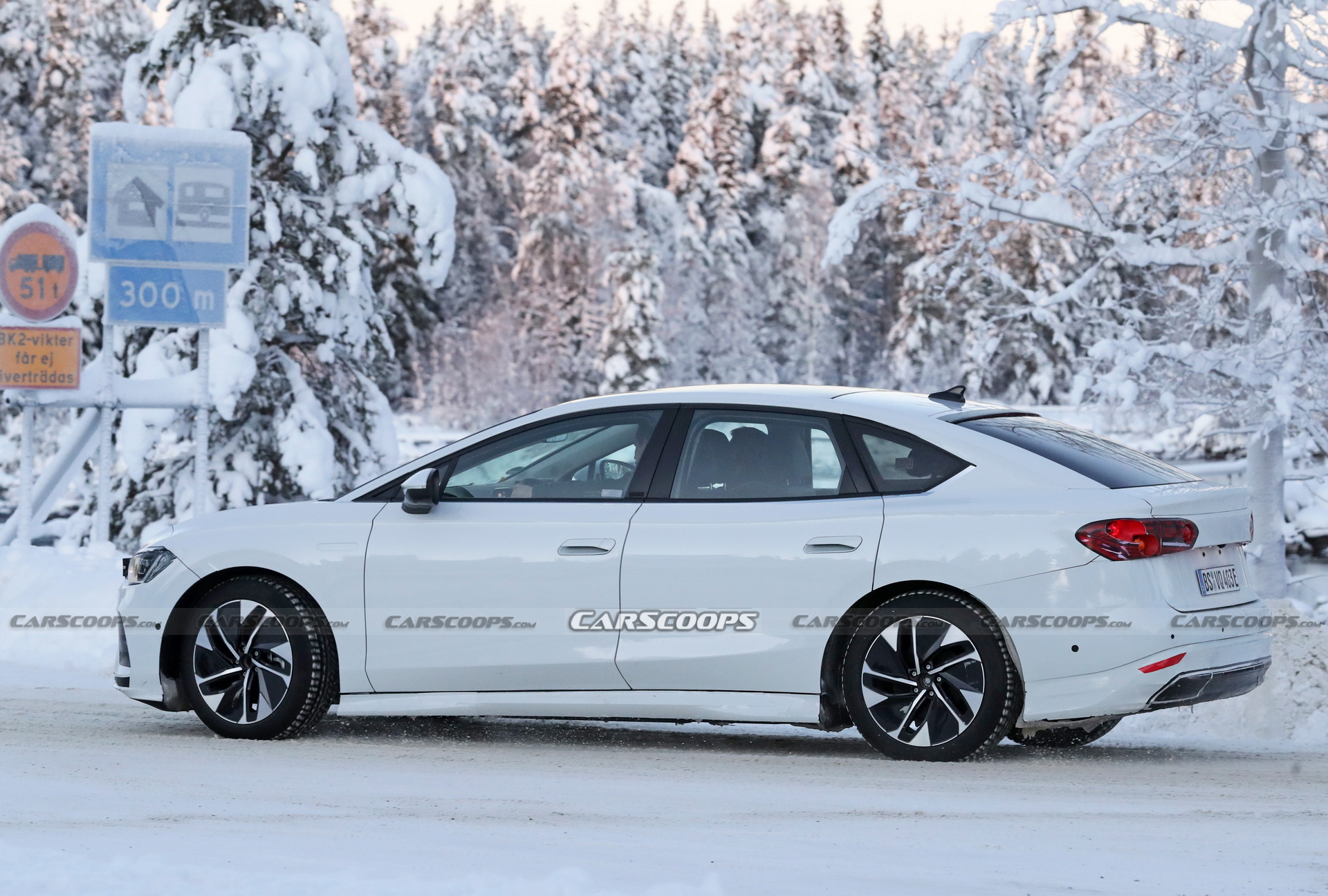 VW’s First Electric Sedan Caught Trying To Mask Its True Identity