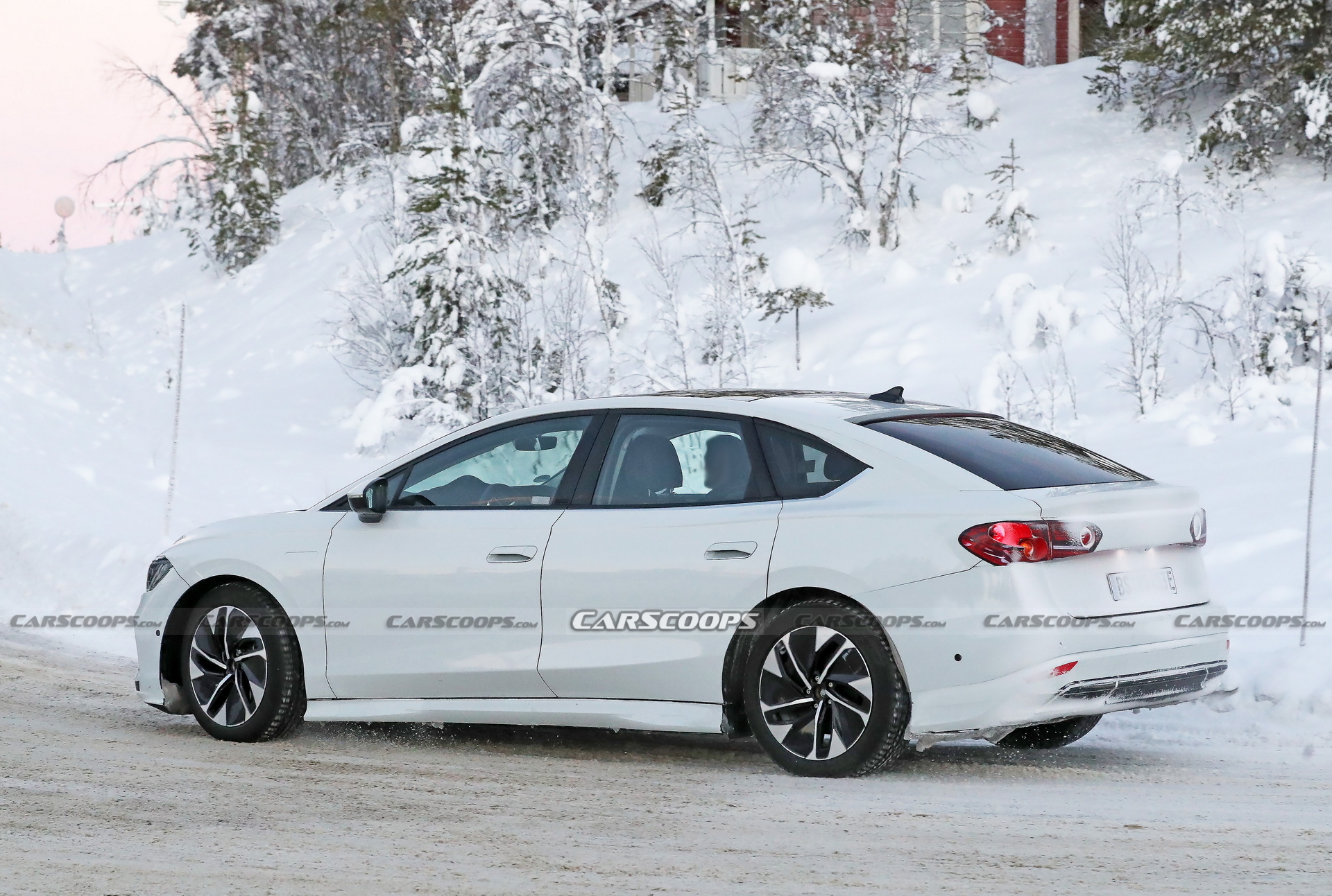 VW’s First Electric Sedan Caught Trying To Mask Its True Identity