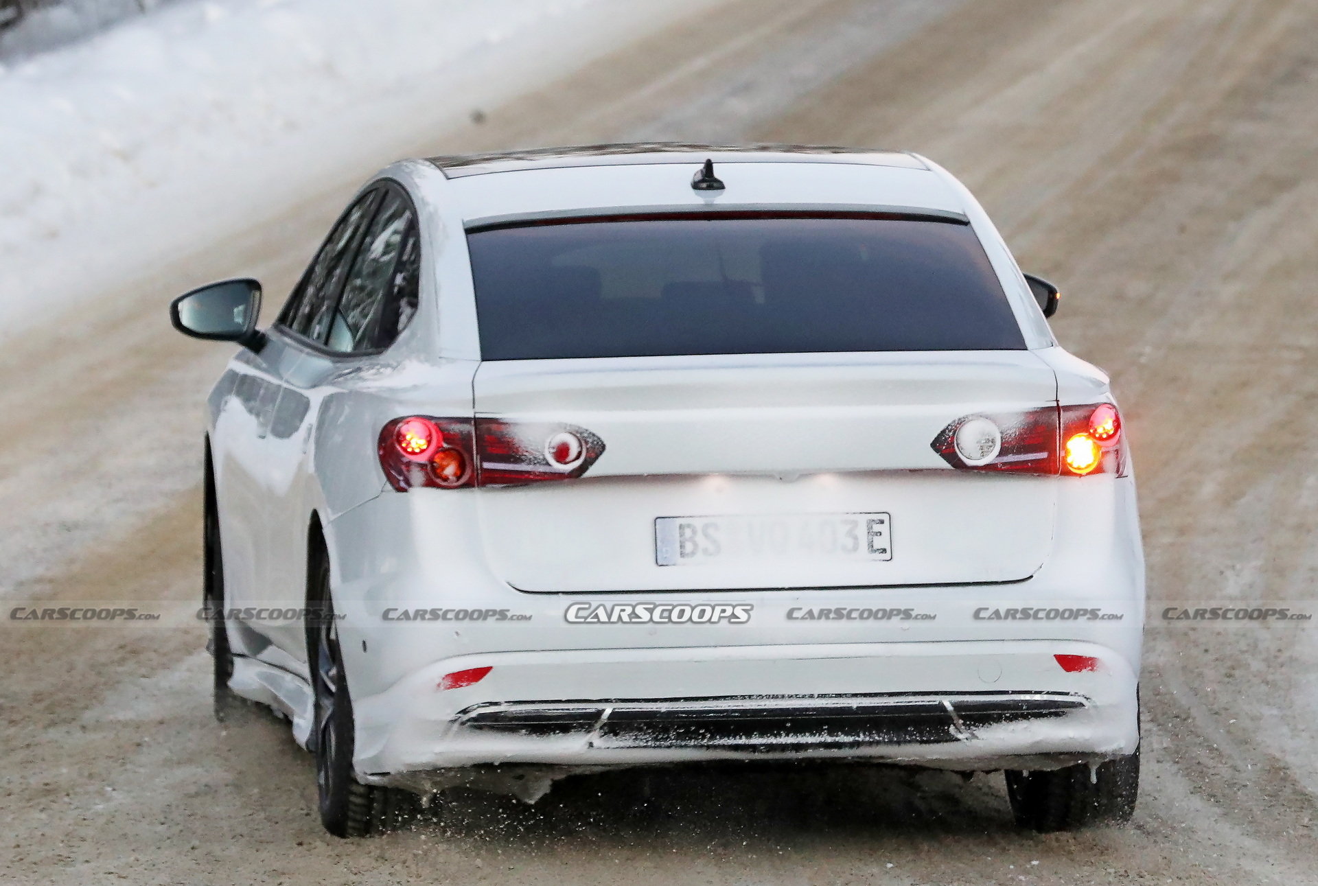 VW’s First Electric Sedan Caught Trying To Mask Its True Identity