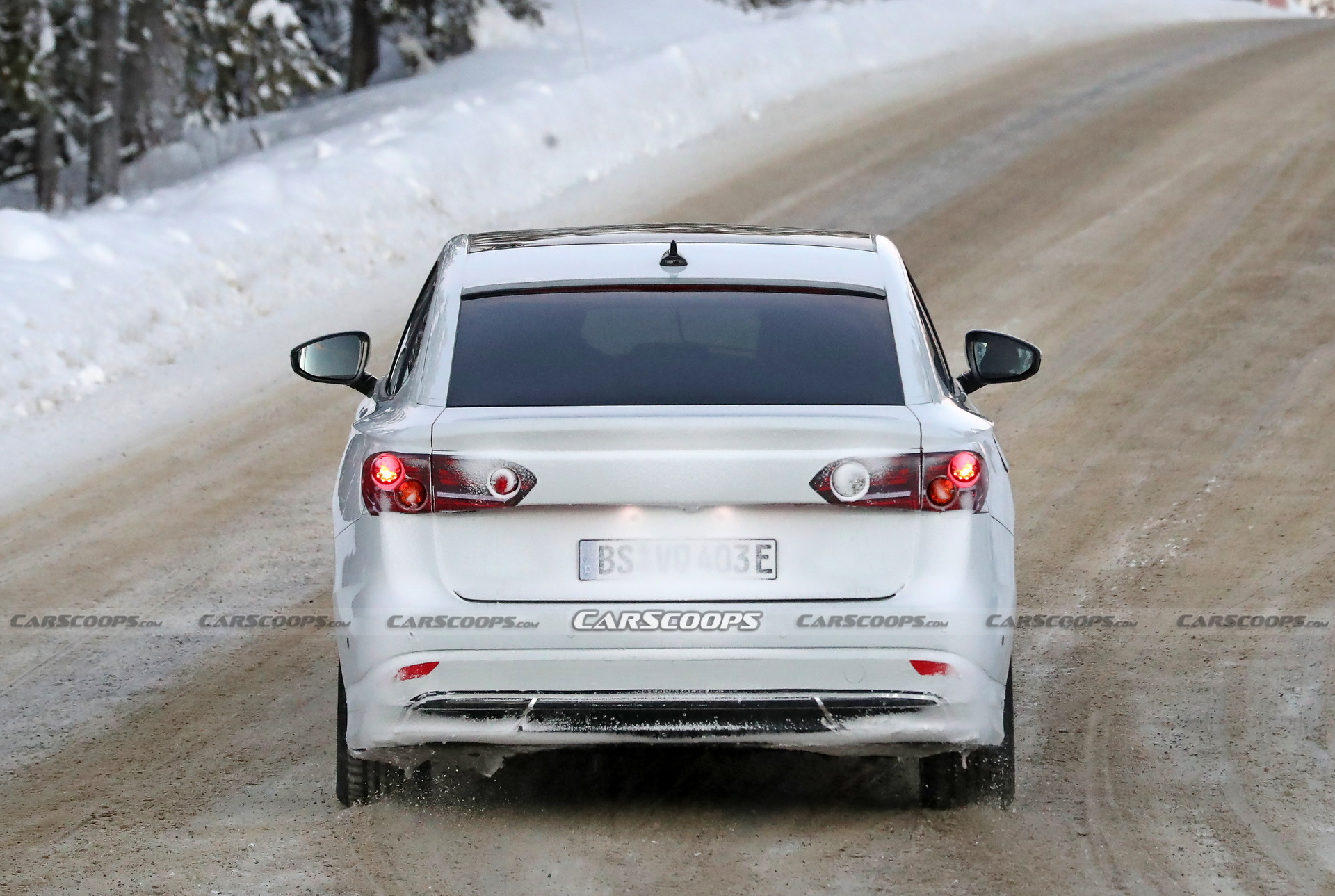 VW’s First Electric Sedan Caught Trying To Mask Its True Identity