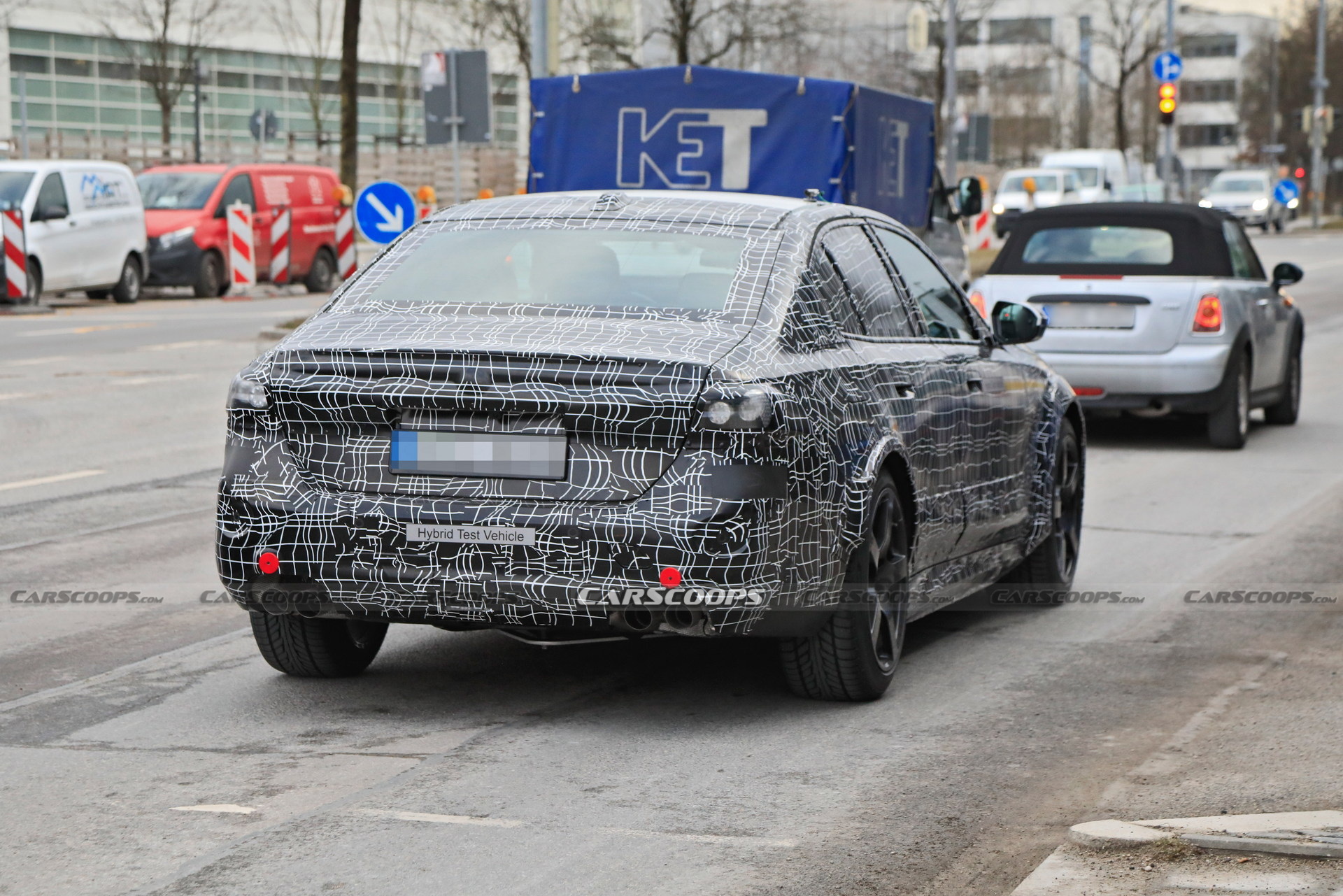 2025 BMW M5 Hybrid Makes Spy Debut Showing Its Aggressive Bodykit