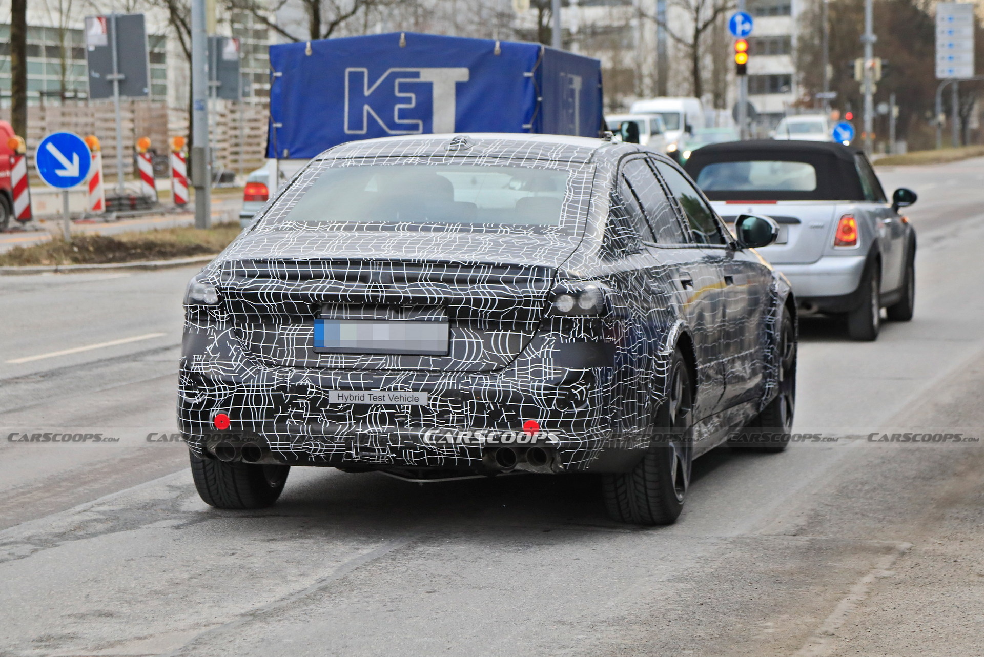 2025 BMW M5 Hybrid Makes Spy Debut Showing Its Aggressive Bodykit