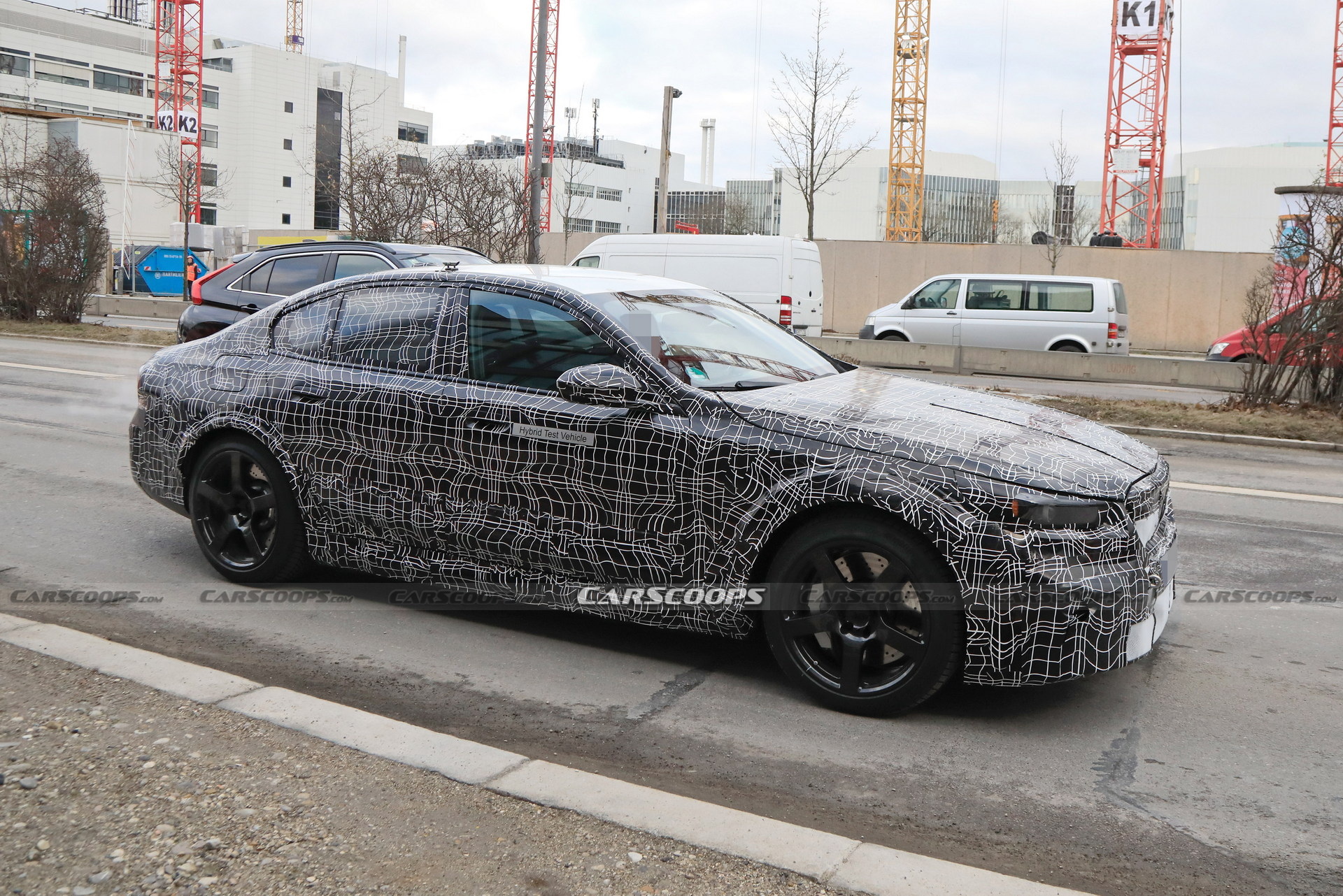 2025 BMW M5 Hybrid Makes Spy Debut Showing Its Aggressive Bodykit