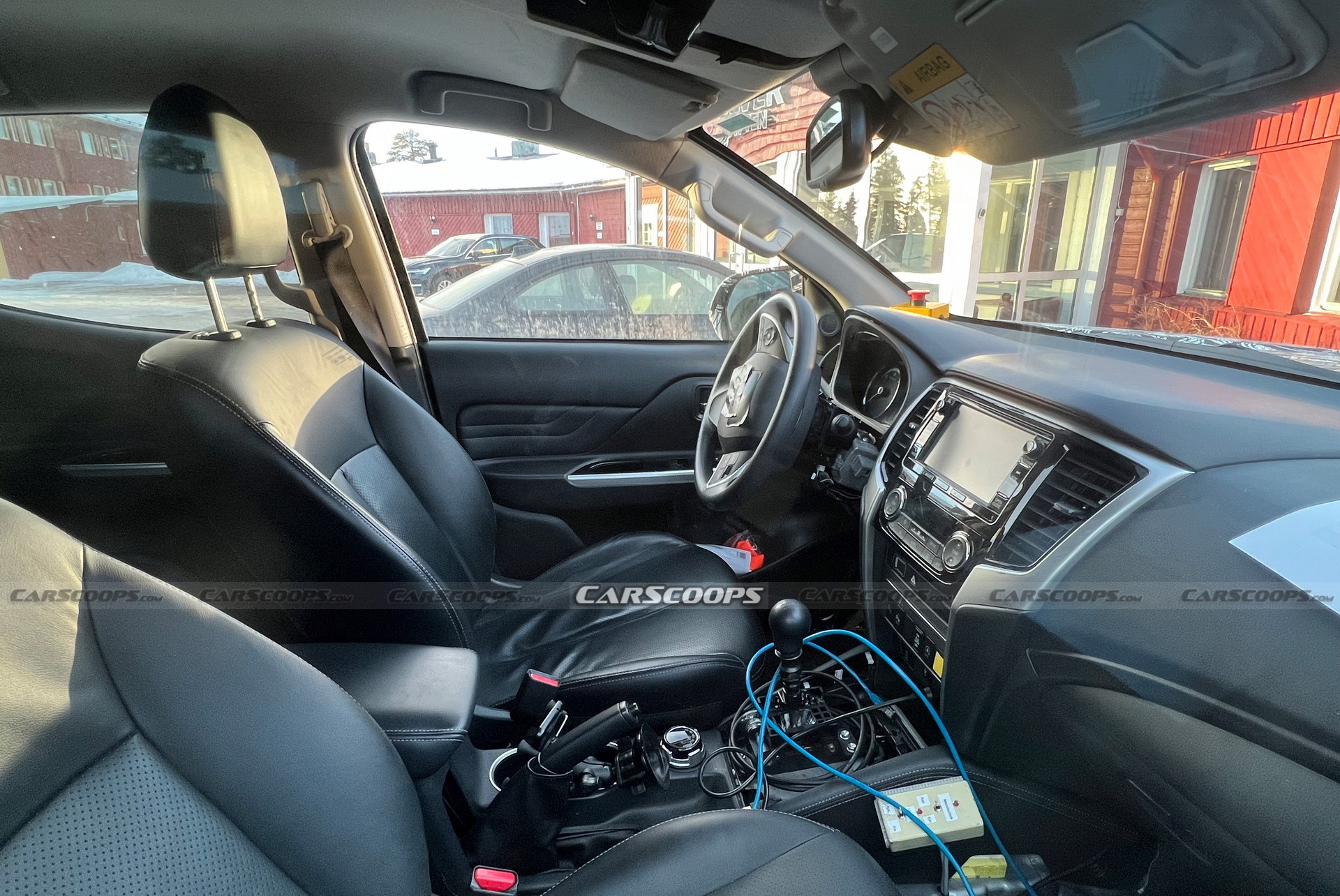 2024 Mitsubishi L200 Mule Spied With Mirage Headlights