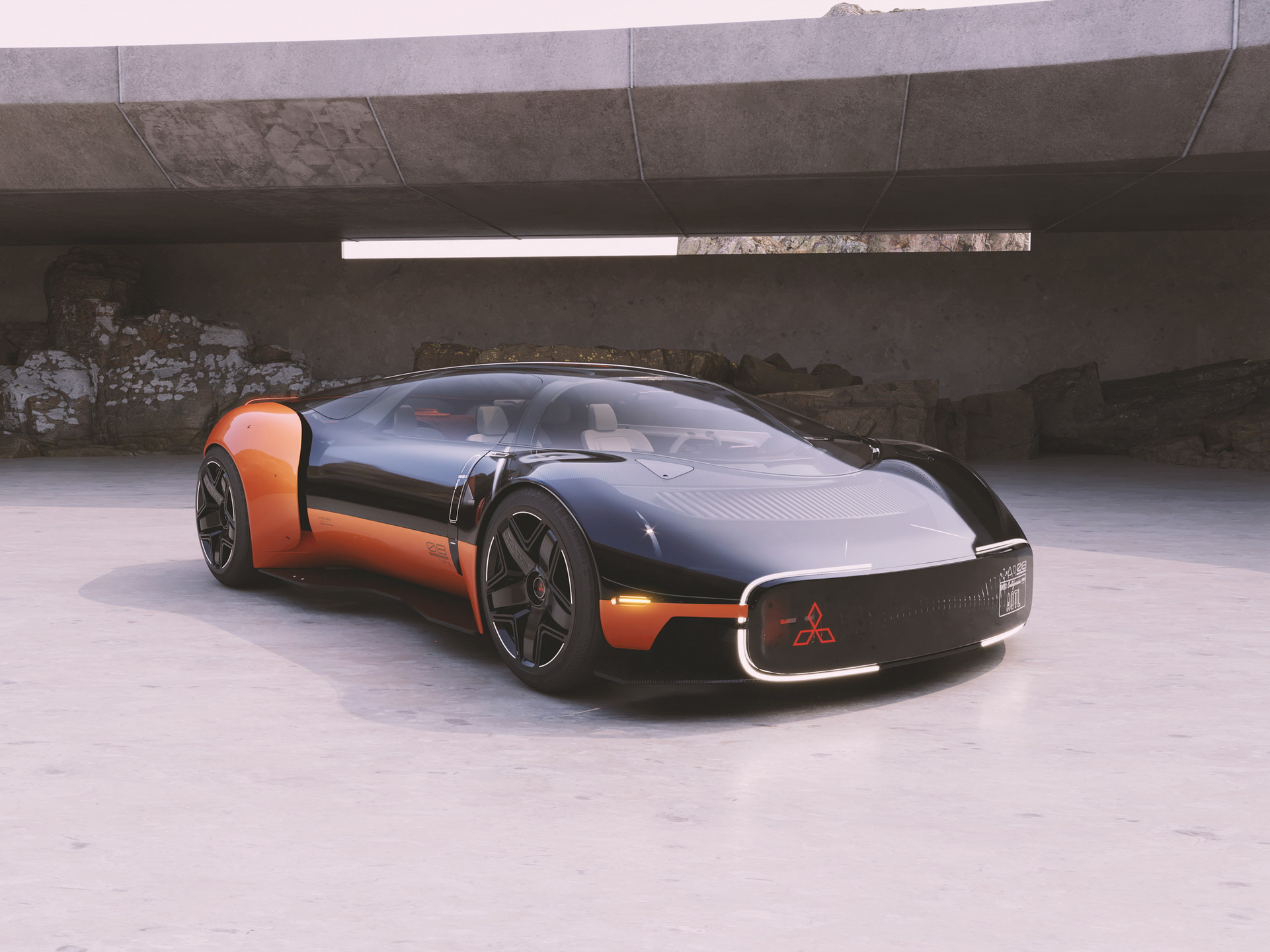 2030s Mitsubishi Eclipse EV Is An Unofficial Design Study That Splits Into Two Parts