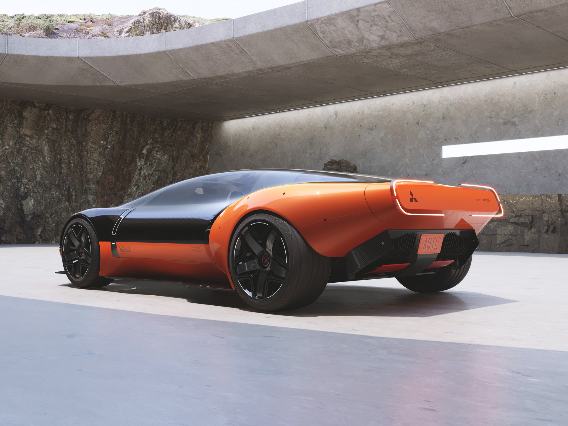 2030s Mitsubishi Eclipse EV Is An Unofficial Design Study That Splits Into Two Parts