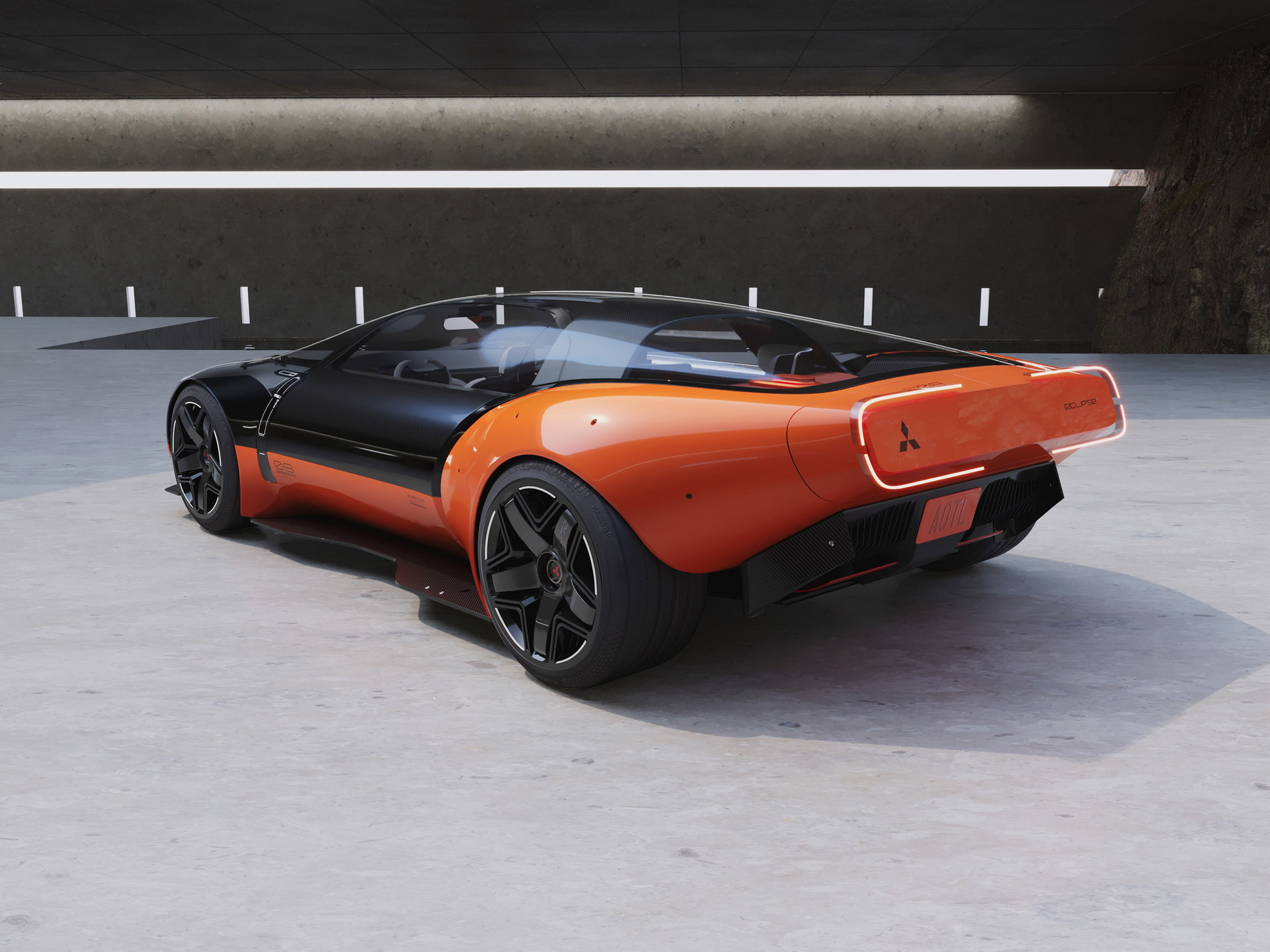 2030s Mitsubishi Eclipse EV Is An Unofficial Design Study That Splits Into Two Parts