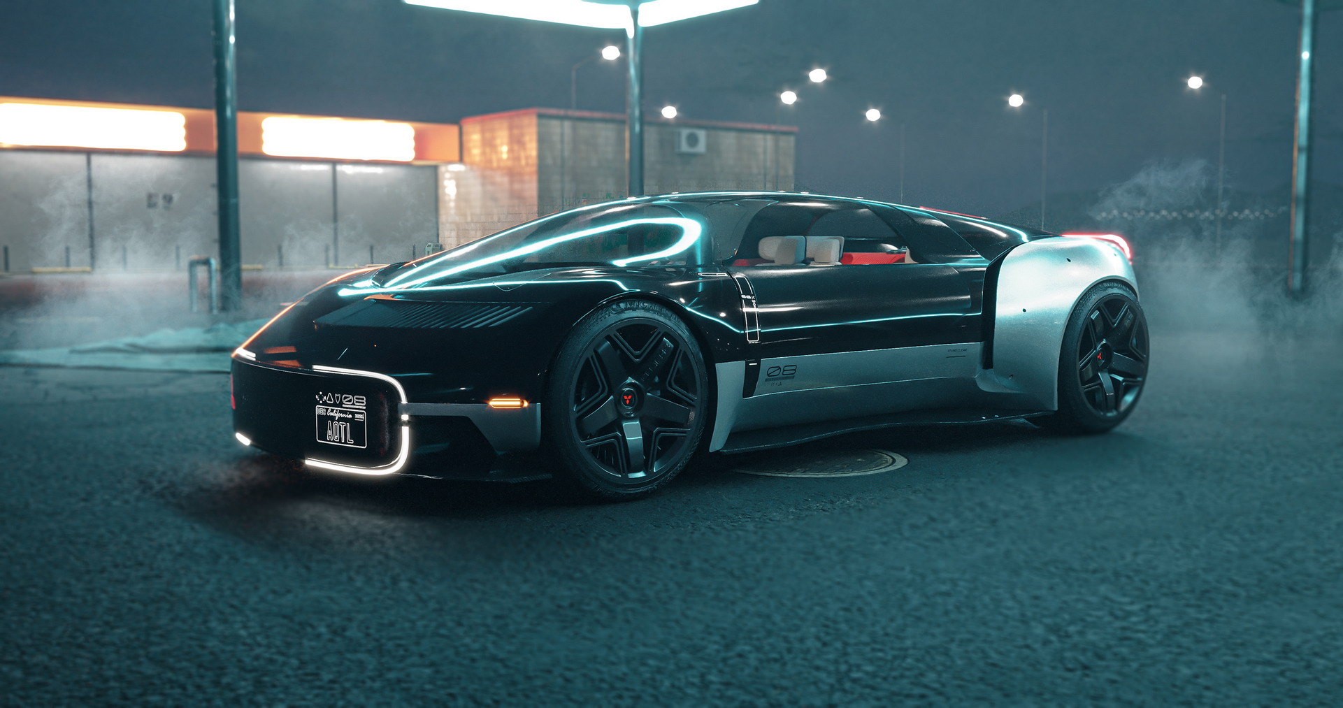 2030s Mitsubishi Eclipse EV Is An Unofficial Design Study That Splits Into Two Parts