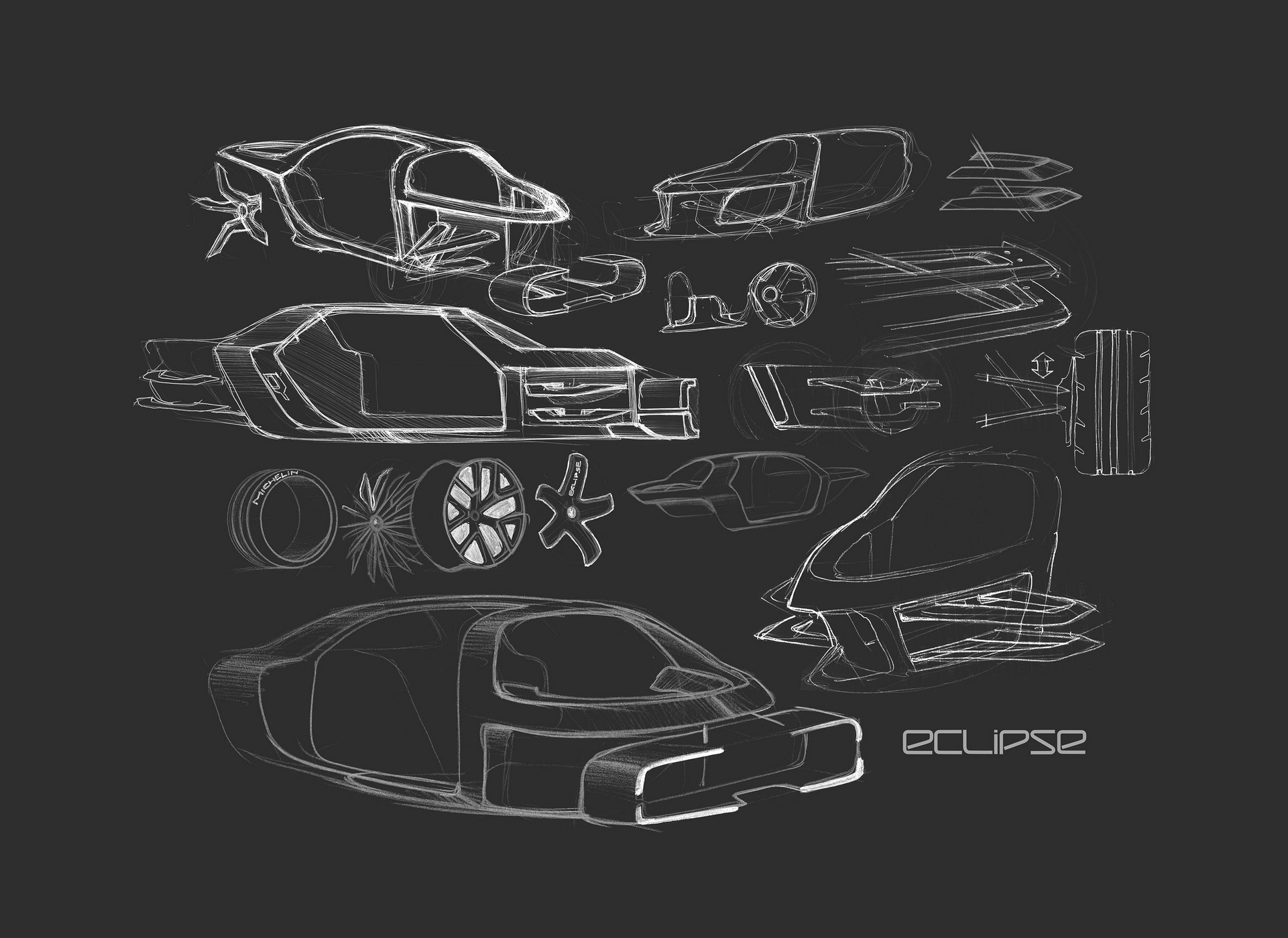 2030s Mitsubishi Eclipse EV Is An Unofficial Design Study That Splits Into Two Parts