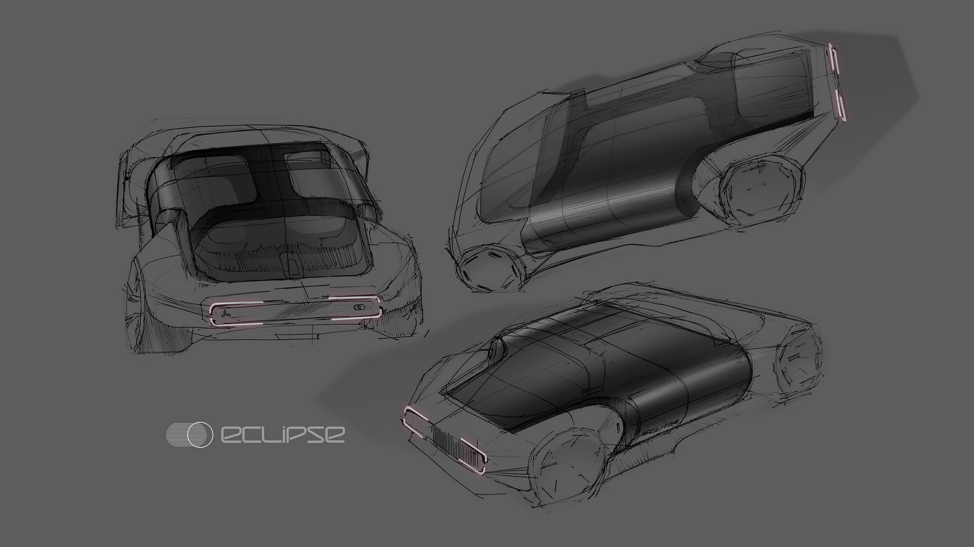 2030s Mitsubishi Eclipse EV Is An Unofficial Design Study That Splits Into Two Parts