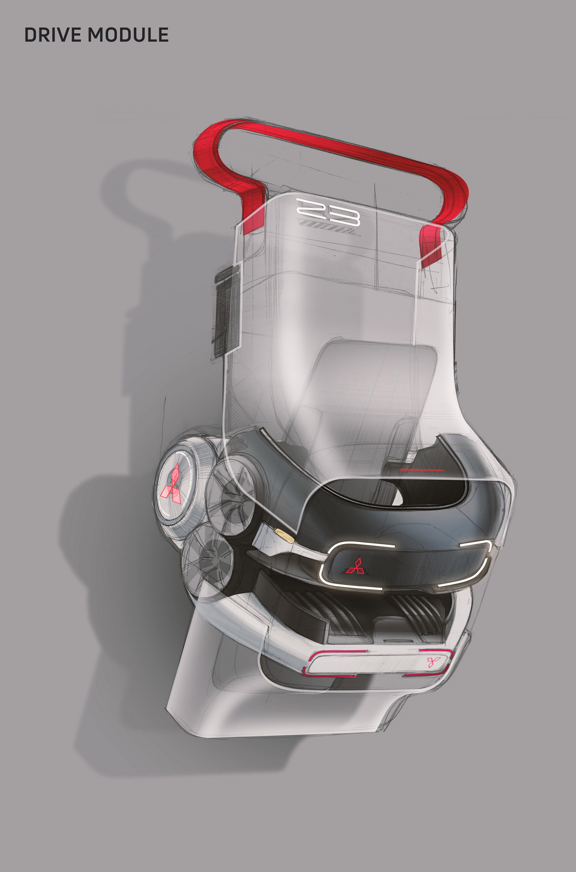 2030s Mitsubishi Eclipse EV Is An Unofficial Design Study That Splits Into Two Parts