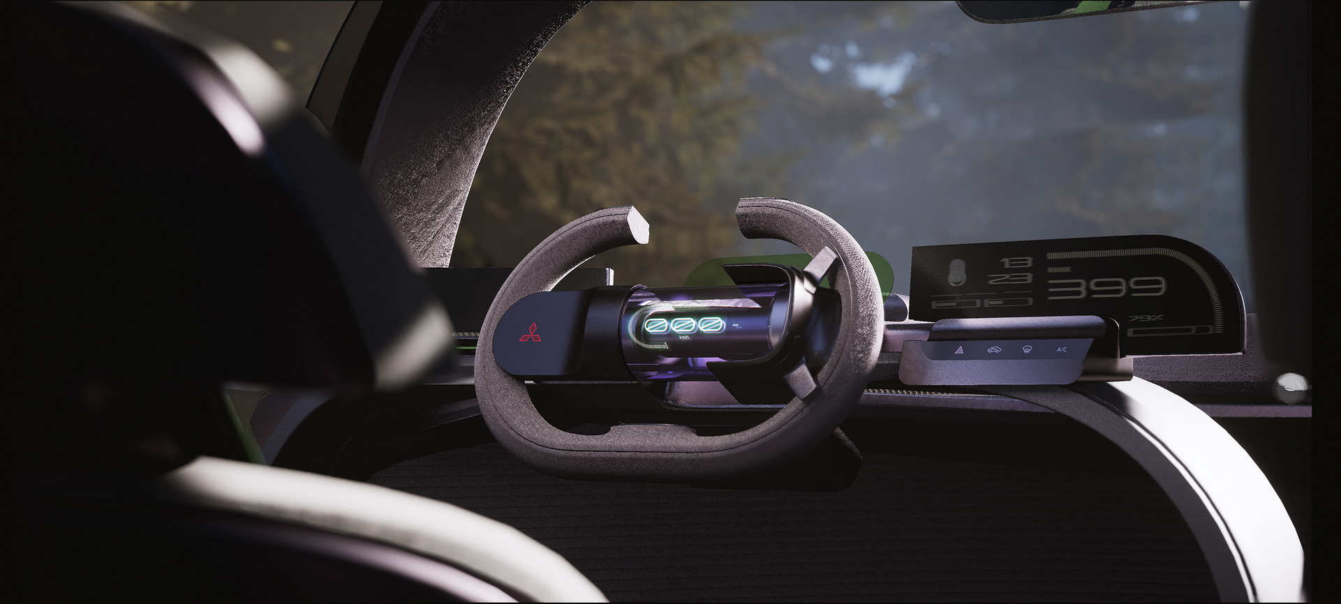 2030s Mitsubishi Eclipse EV Is An Unofficial Design Study That Splits Into Two Parts