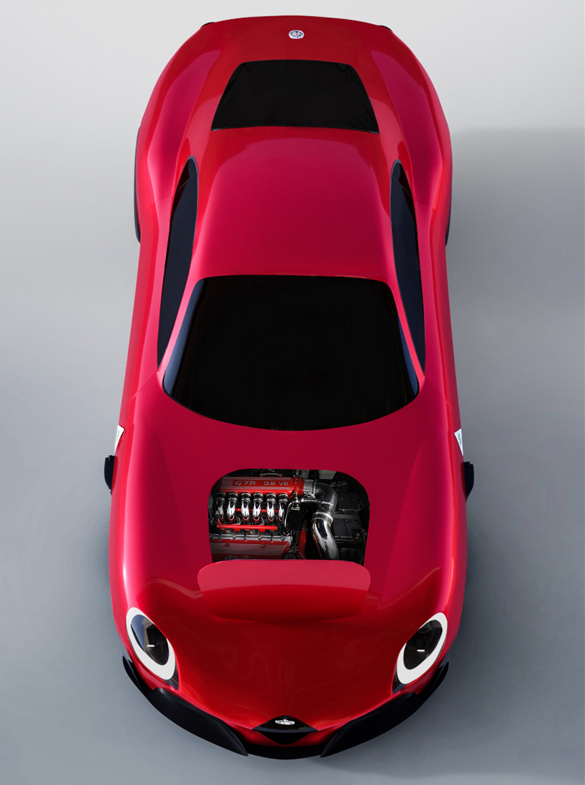 Designer Imagines Alfa Romeo Disco Volante Hommage With Iconic Busso V6