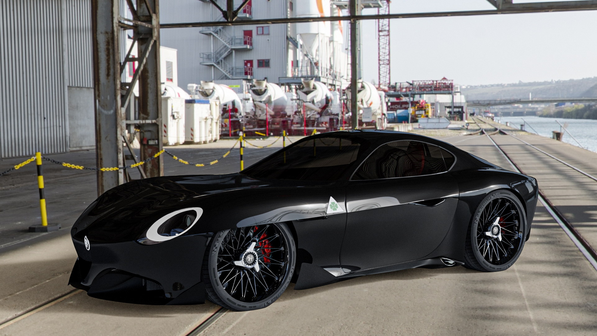 Designer Imagines Alfa Romeo Disco Volante Hommage With Iconic Busso V6