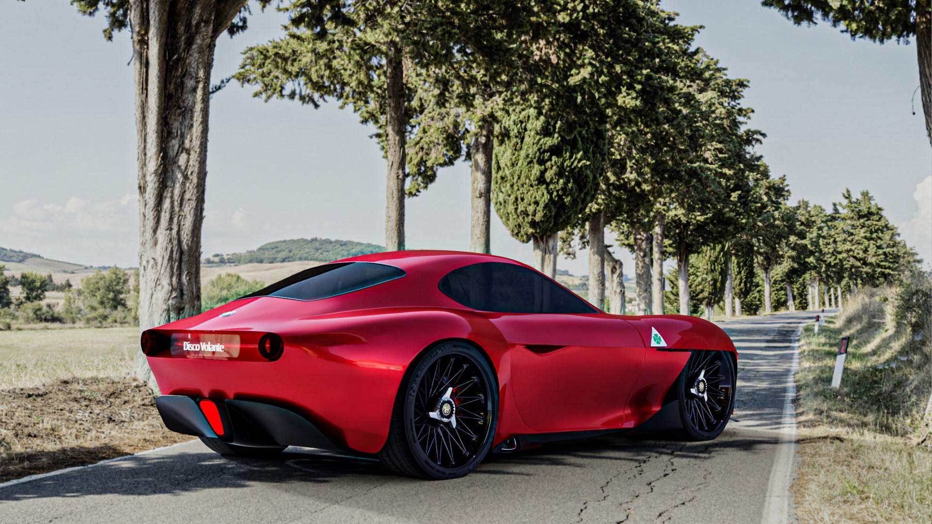 Designer Imagines Alfa Romeo Disco Volante Hommage With Iconic Busso V6