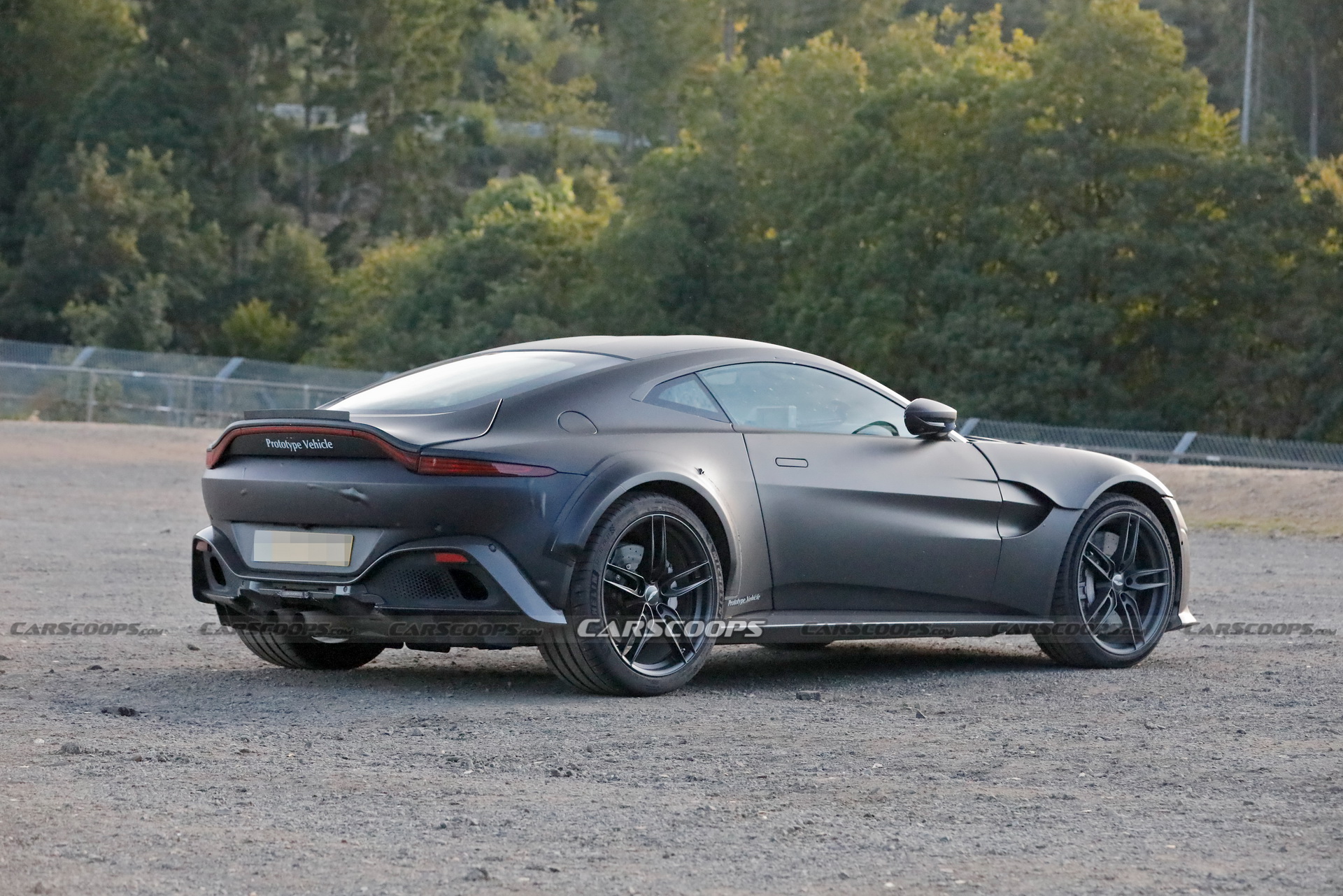 The New Aston Martin V12 Vantage Looks Very Mean And Very Wide