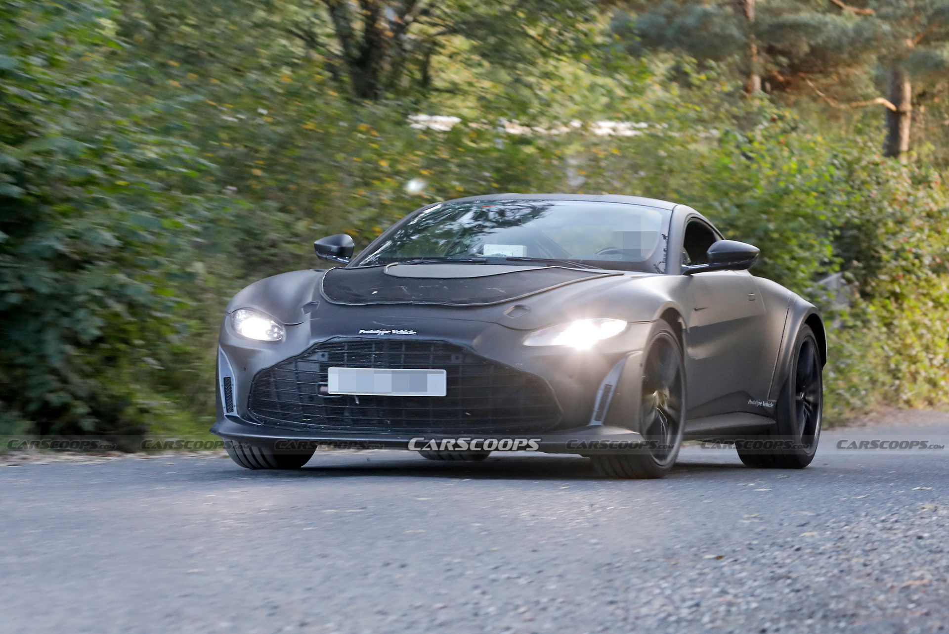 The New Aston Martin V12 Vantage Looks Very Mean And Very Wide