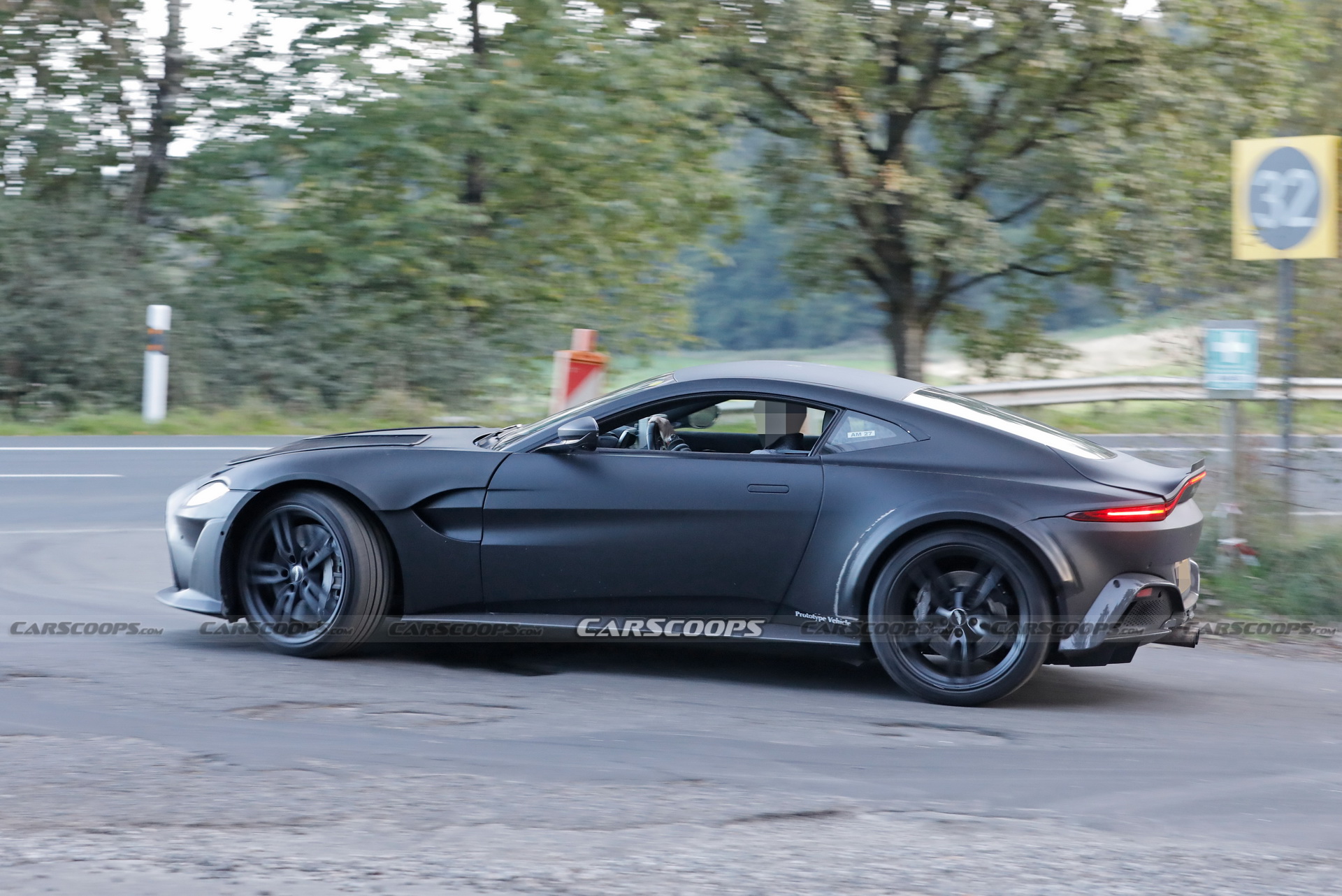 The New Aston Martin V12 Vantage Looks Very Mean And Very Wide
