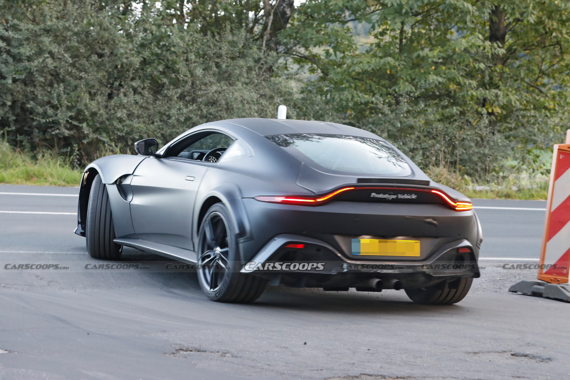 The New Aston Martin V12 Vantage Looks Very Mean And Very Wide
