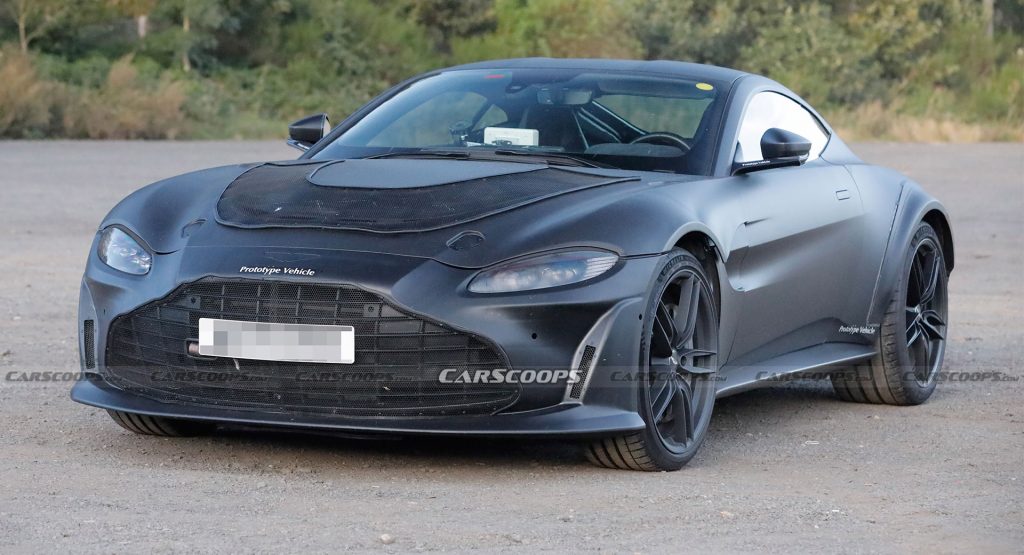 the new aston martin v12 vantage looks very mean and very wide